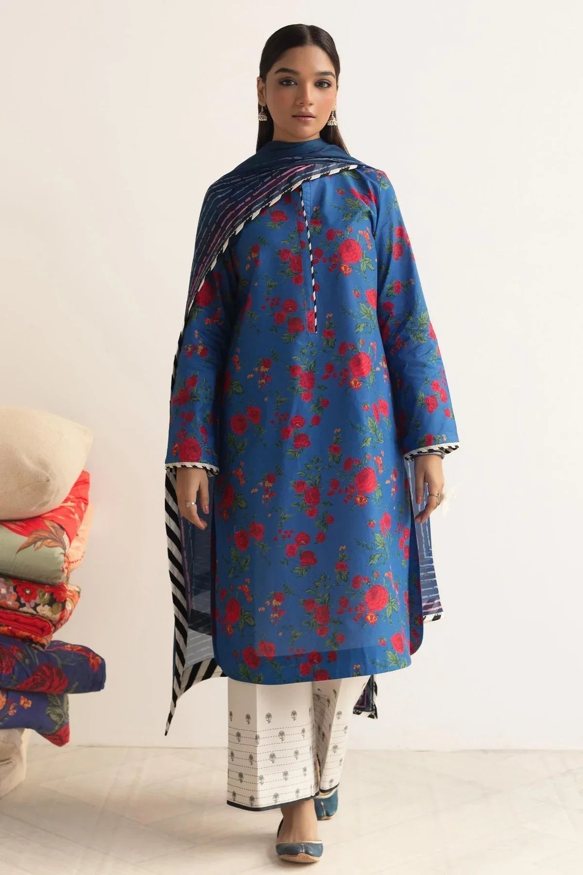 Zara Shahjahan | Coco Prints 24 | BULBUL-D1 - Aqsa Fabrics