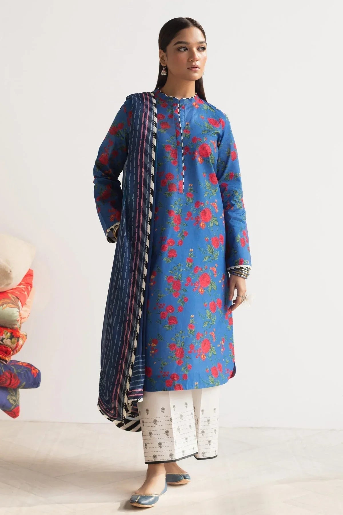 Zara Shahjahan | Coco Prints 24 | BULBUL-D1 - Aqsa Fabrics