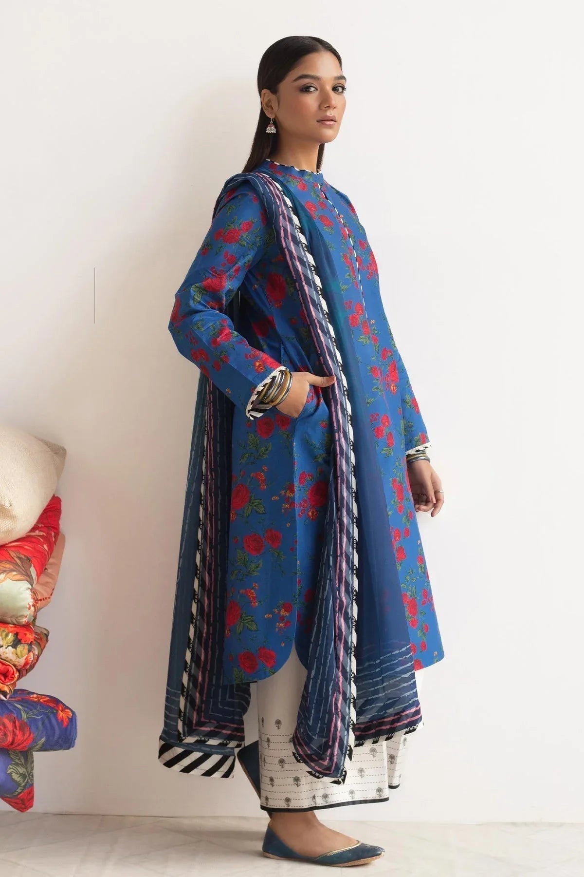 Zara Shahjahan | Coco Prints 24 | BULBUL-D1 - Aqsa Fabrics