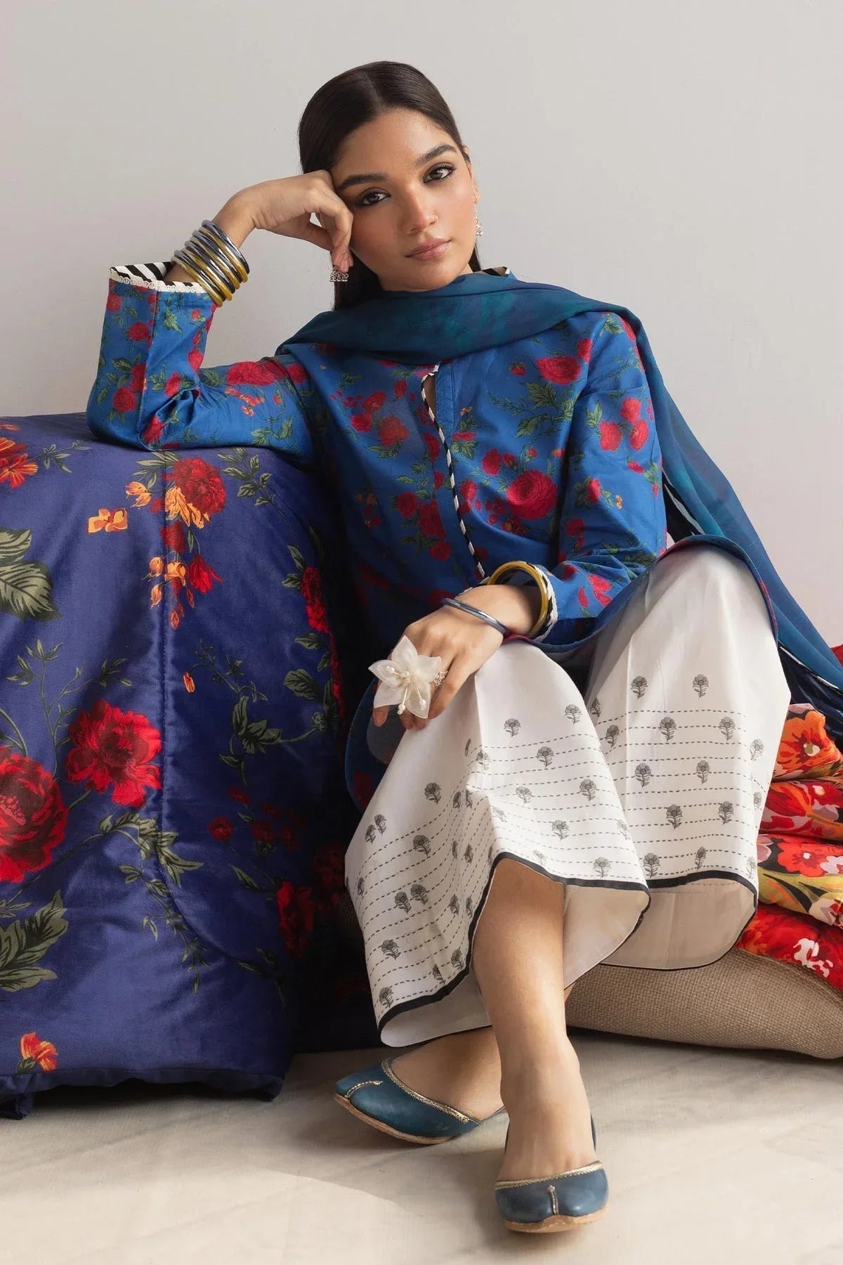 Zara Shahjahan | Coco Prints 24 | BULBUL-D1 - Aqsa Fabrics