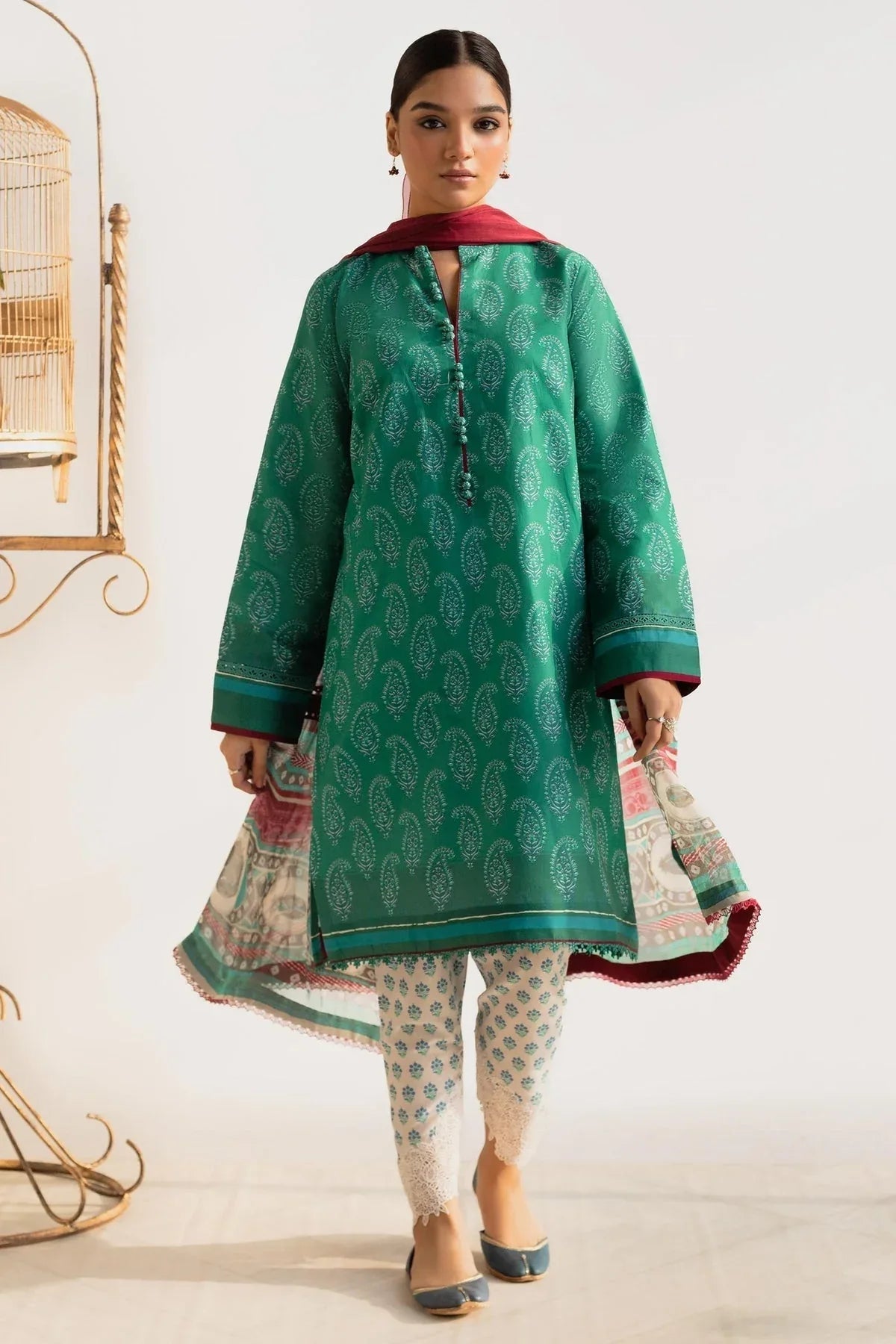 Zara Shahjahan | Coco Prints 24 | CHAAP-D4 - Aqsa Fabrics