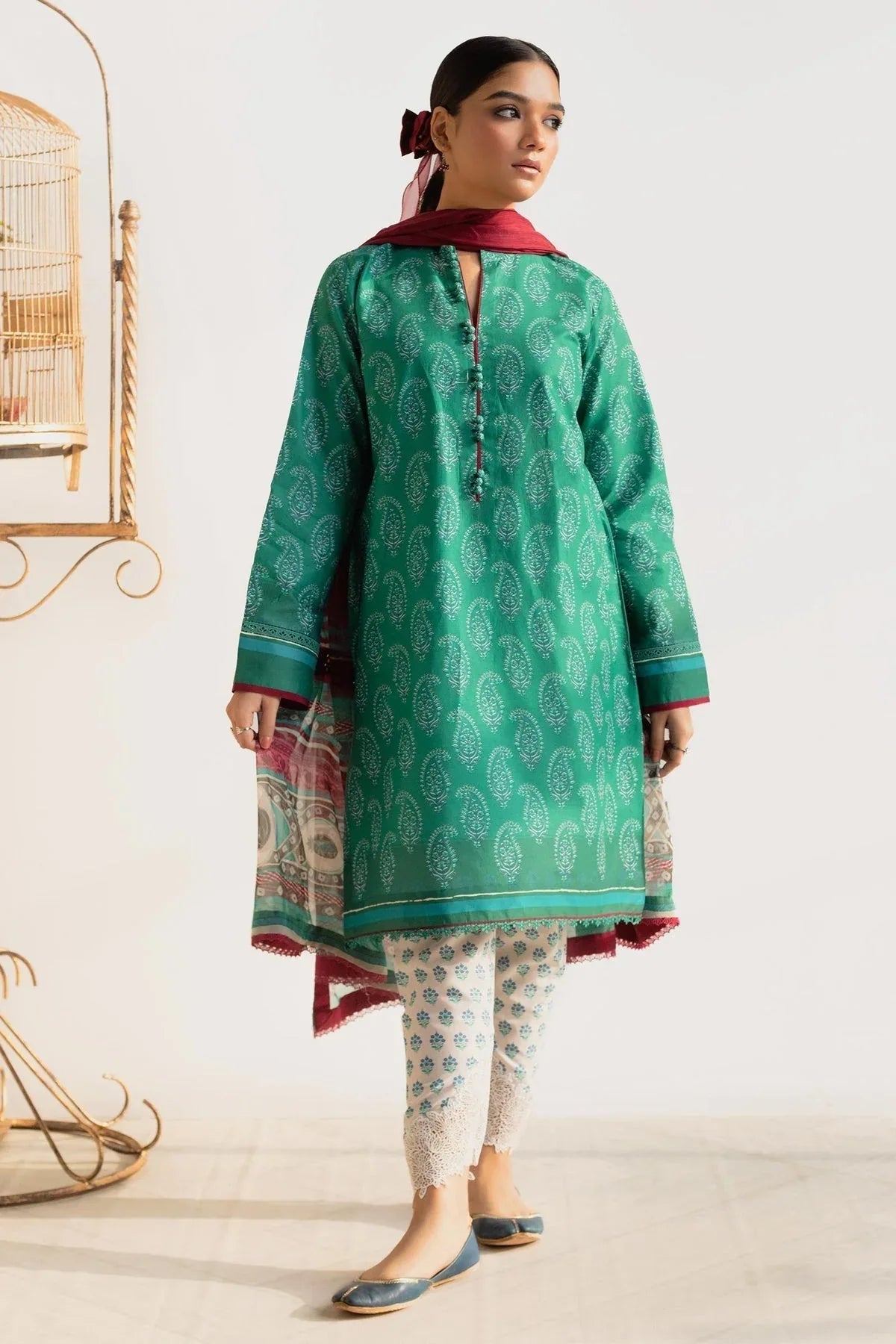Zara Shahjahan | Coco Prints 24 | CHAAP-D4 - Aqsa Fabrics