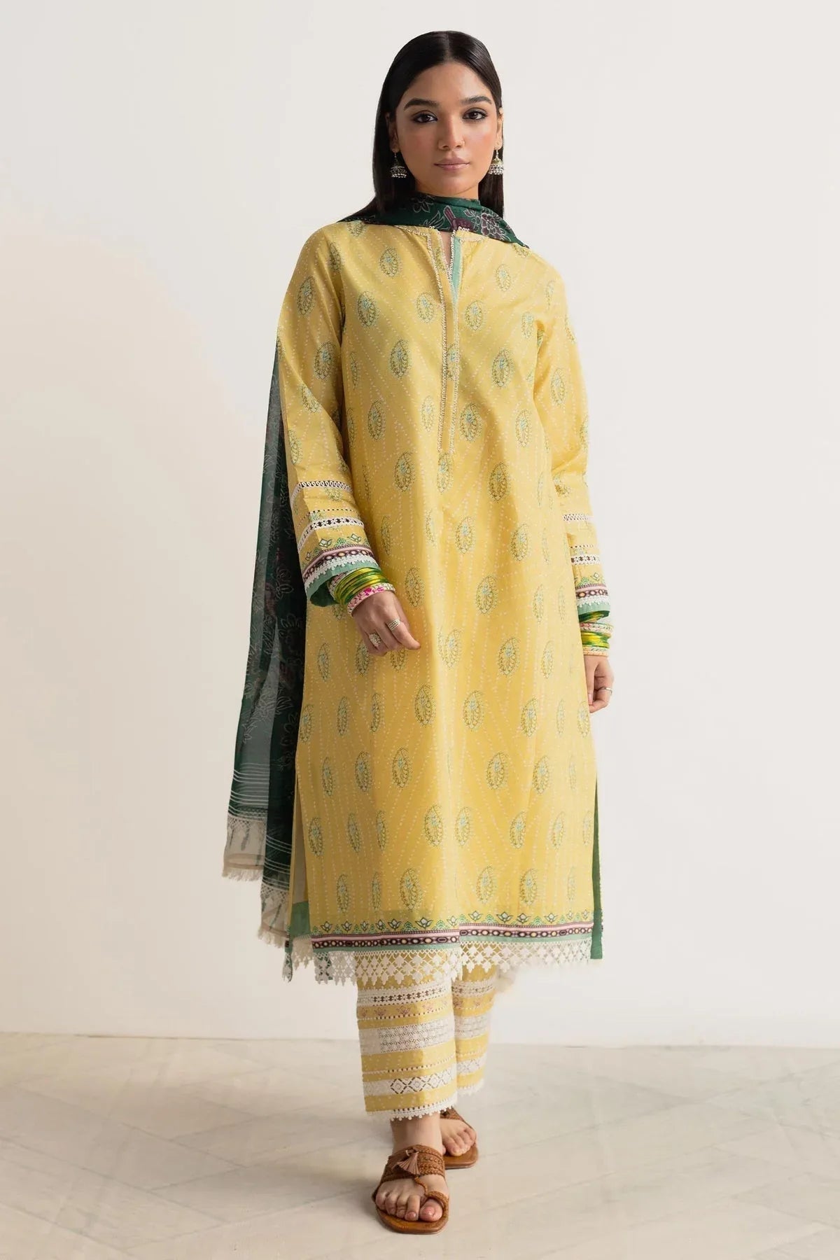Zara Shahjahan | Coco Prints 24 | CHAMPA-D10 - Aqsa Fabrics