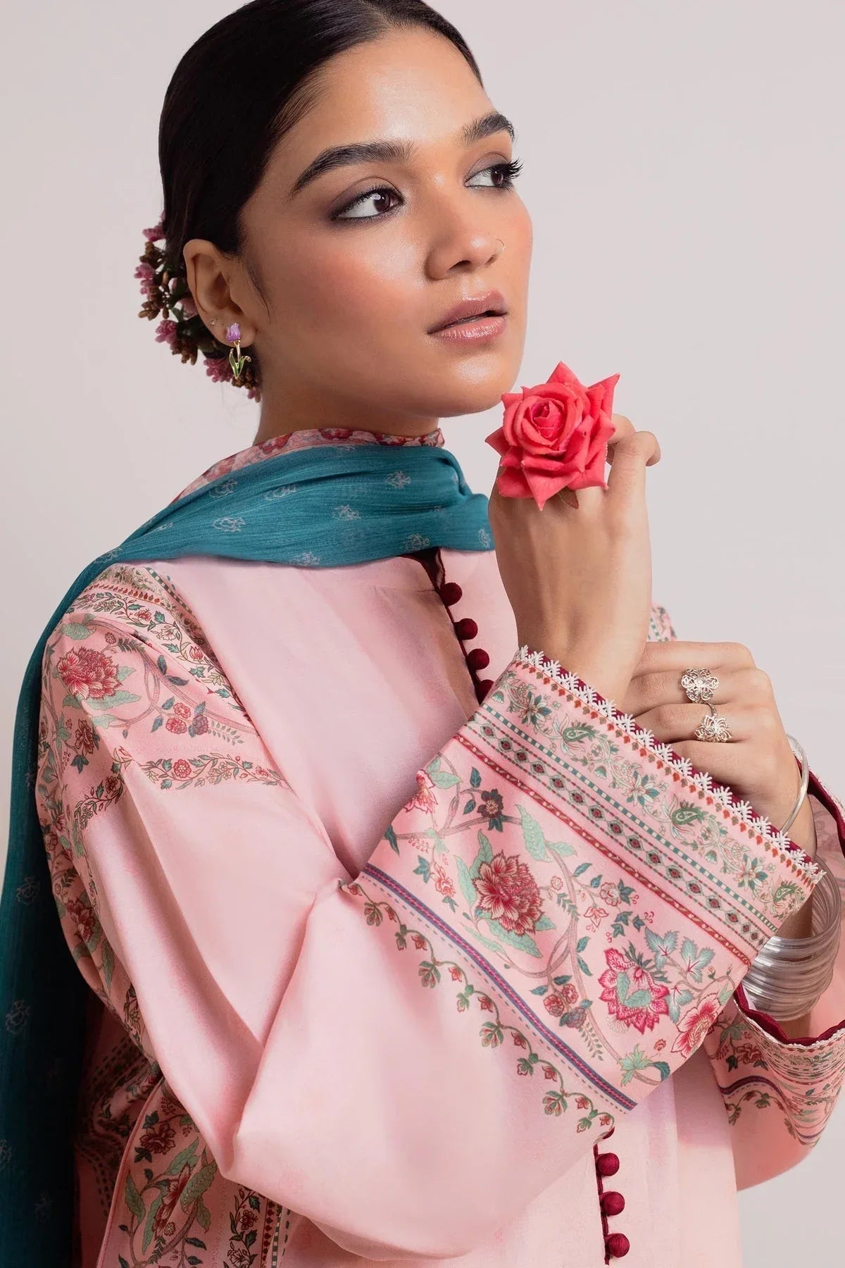 Zara Shahjahan | Coco Prints 24 | GULABI-D3 - Aqsa Fabrics