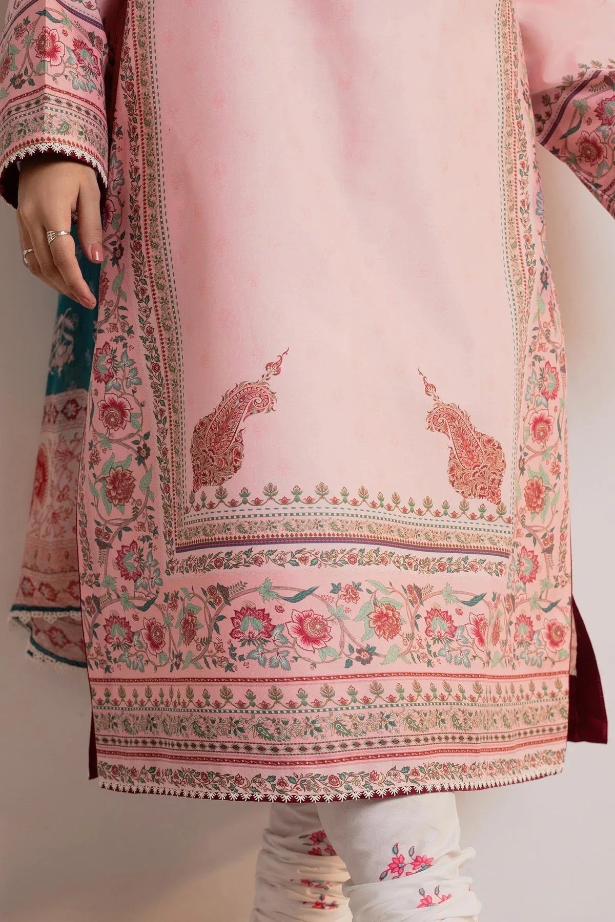 Zara Shahjahan | Coco Prints 24 | GULABI-D3 - Aqsa Fabrics