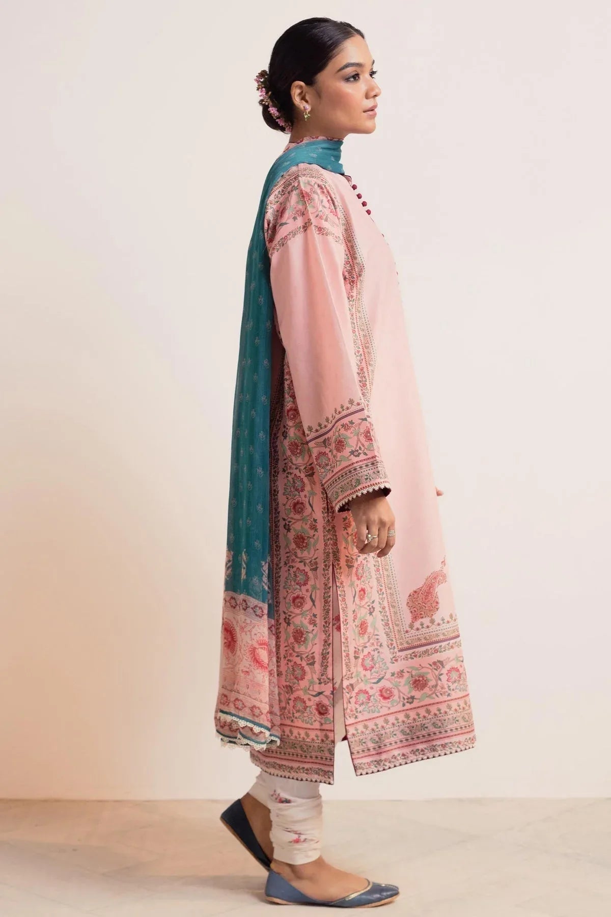 Zara Shahjahan | Coco Prints 24 | GULABI-D3 - Aqsa Fabrics