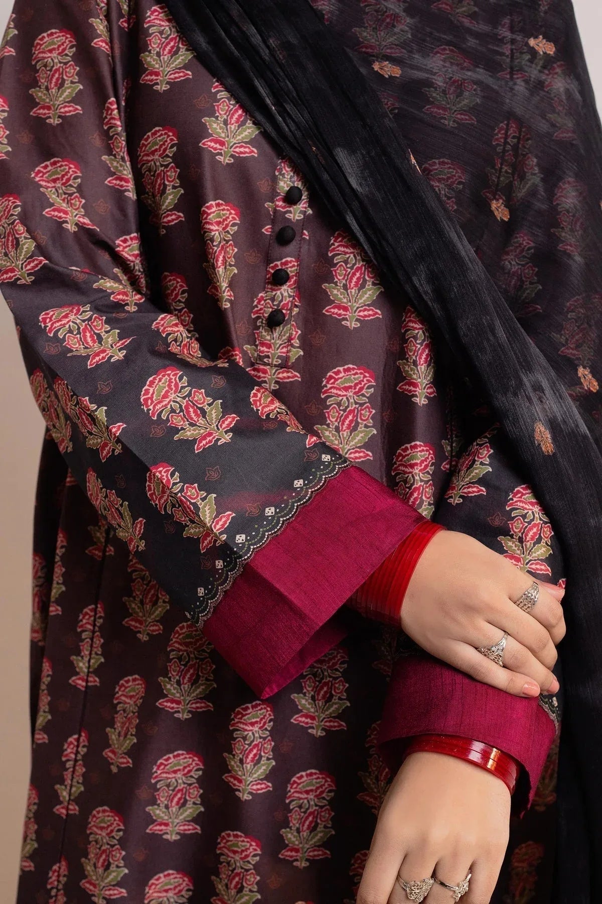 Zara Shahjahan | Coco Prints 24 | SURKH-D9 - Aqsa Fabrics