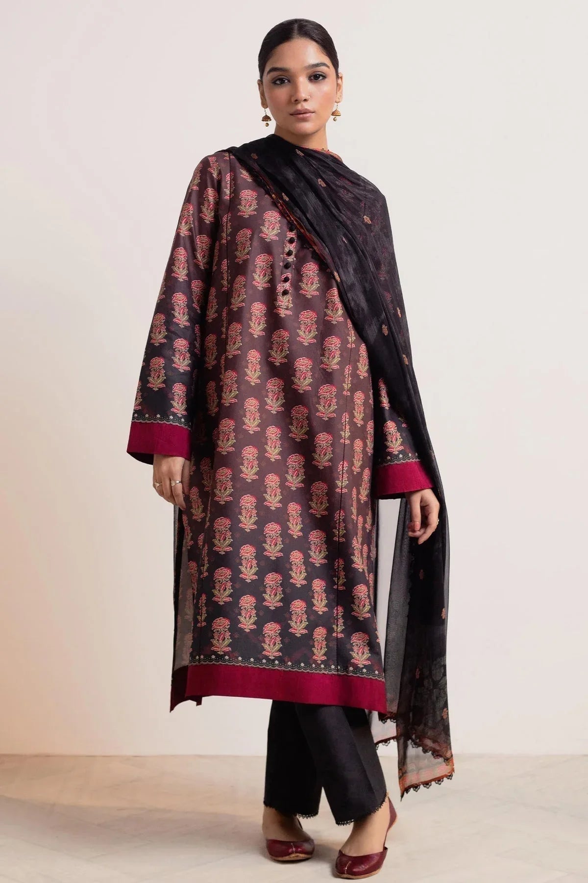 Zara Shahjahan | Coco Prints 24 | SURKH-D9 - Aqsa Fabrics