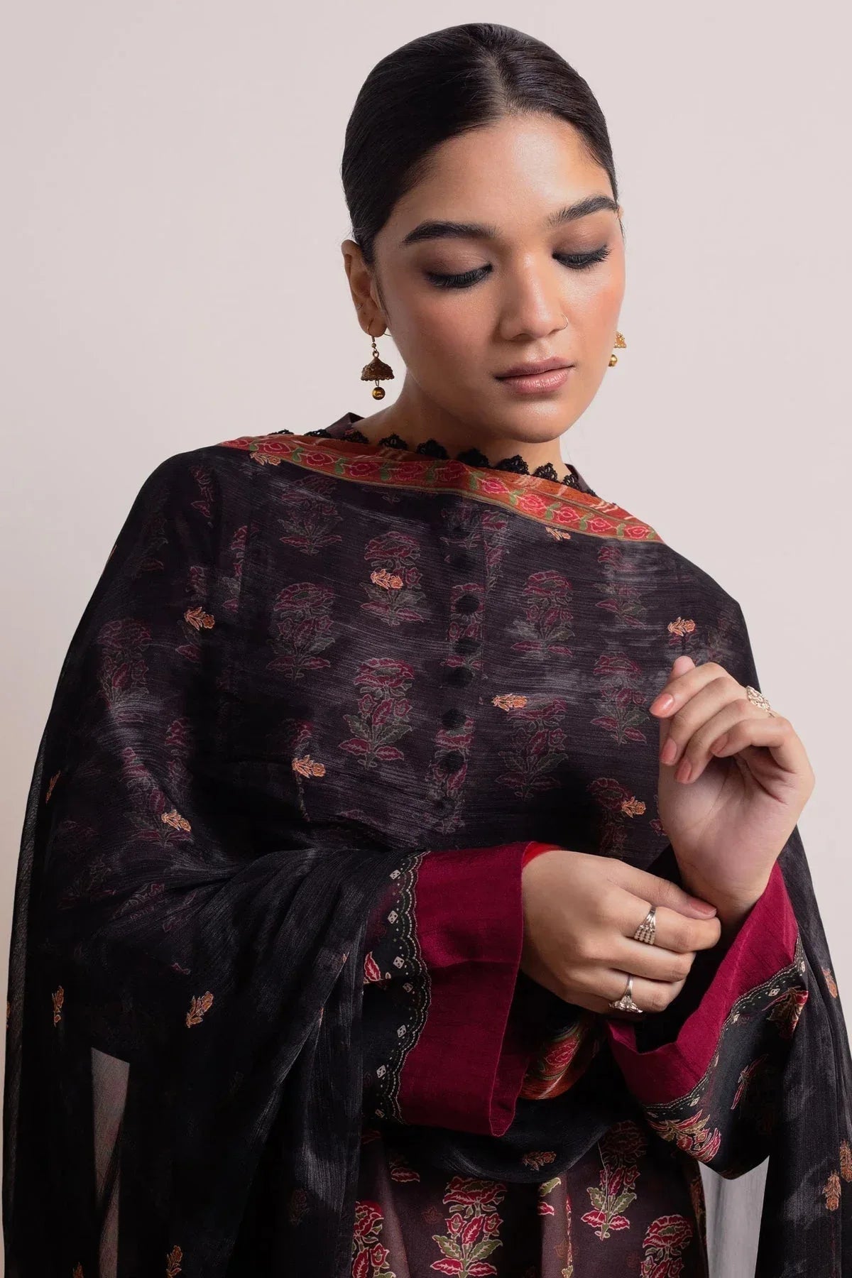 Zara Shahjahan | Coco Prints 24 | SURKH-D9 - Aqsa Fabrics