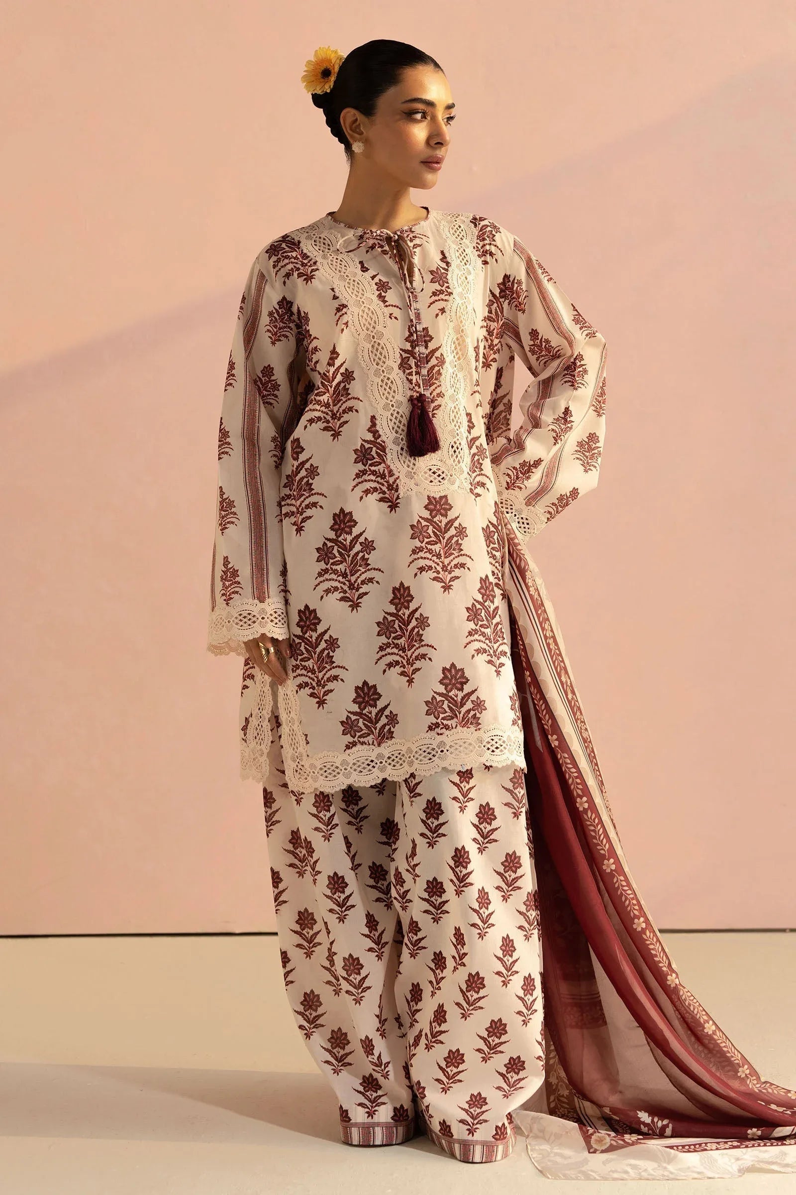 Zara Shahjahan | Coco Prints 25 | Amari-1B - Aqsa Fabrics