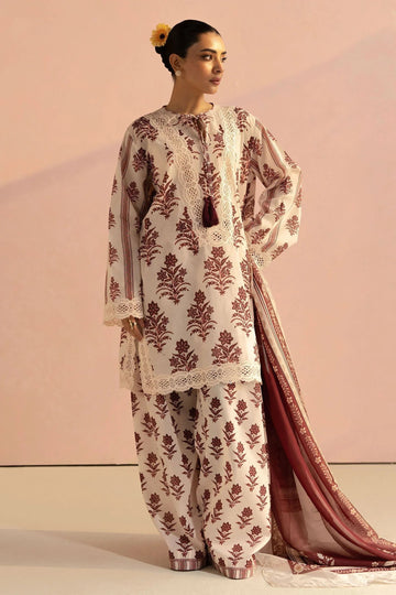 Zara Shahjahan | Coco Prints 25 | Amari-1B - Aqsa Fabrics