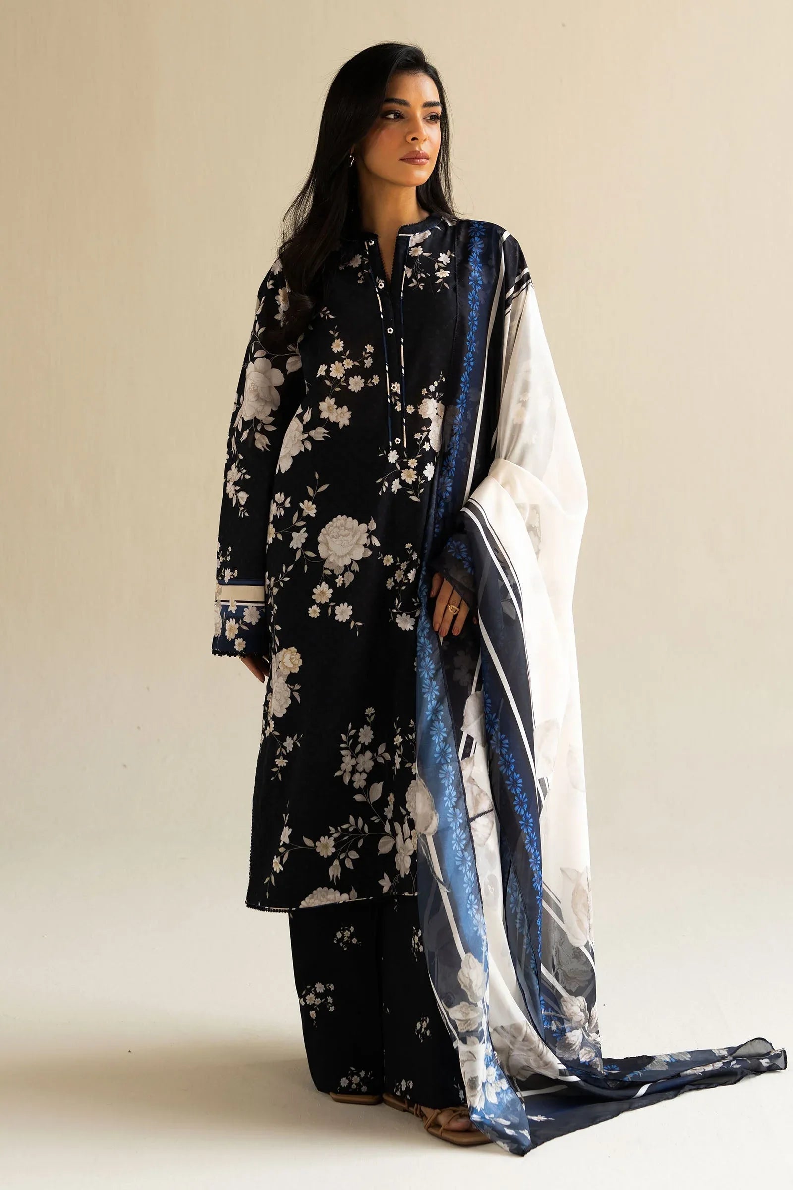 Zara Shahjahan | Coco Prints 25 | Mia-5B - Aqsa Fabrics