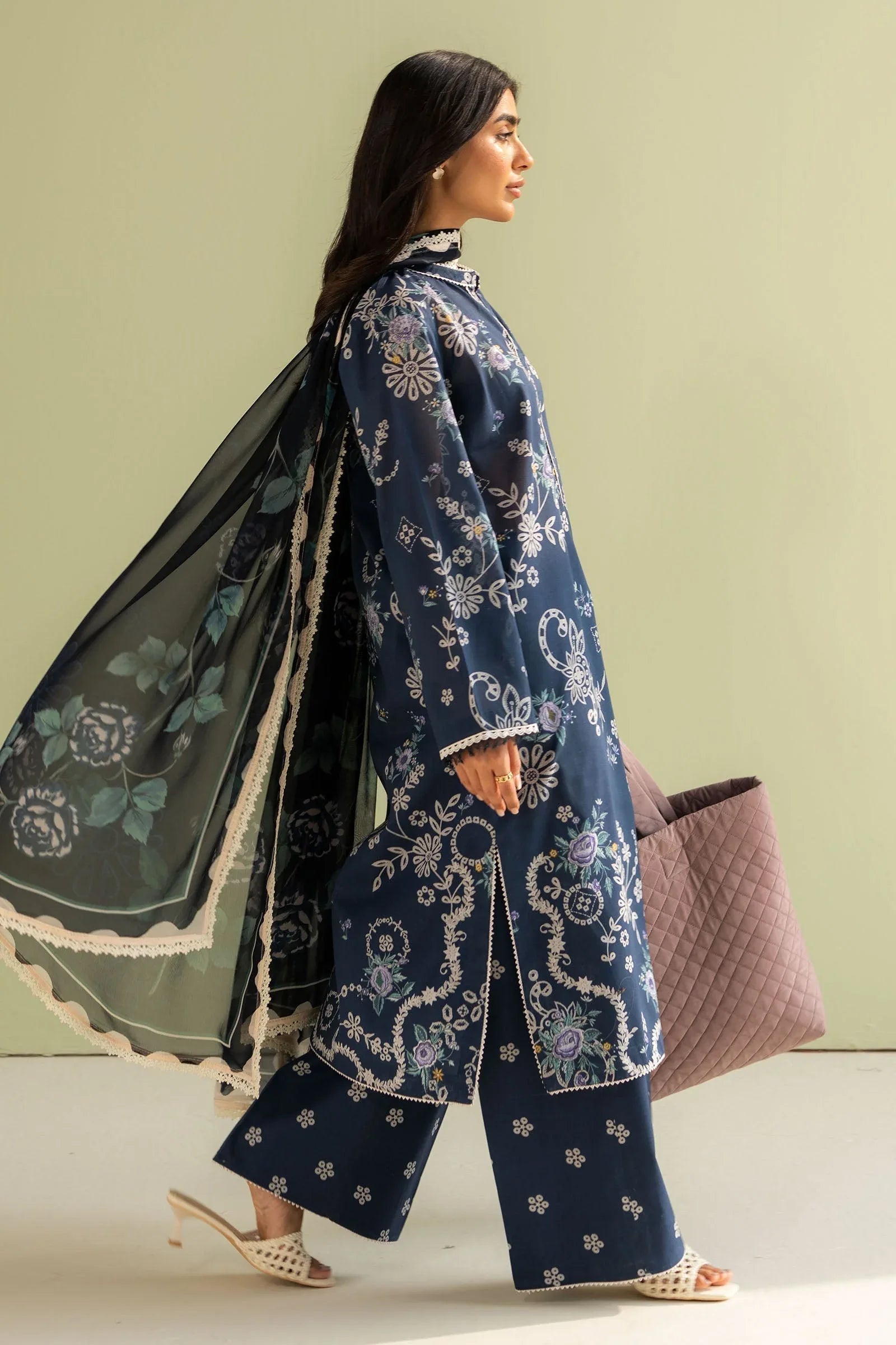 Zara Shahjahan | Coco Prints 25 | Nora-8A - Aqsa Fabrics