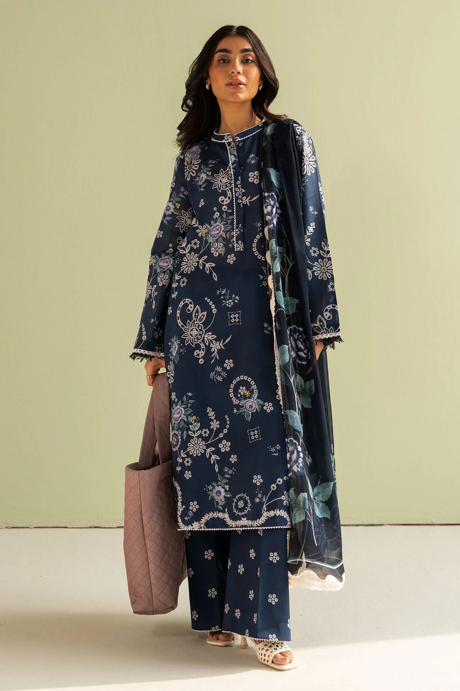 Zara Shahjahan | Coco Prints 25 | Nora-8A - Aqsa Fabrics