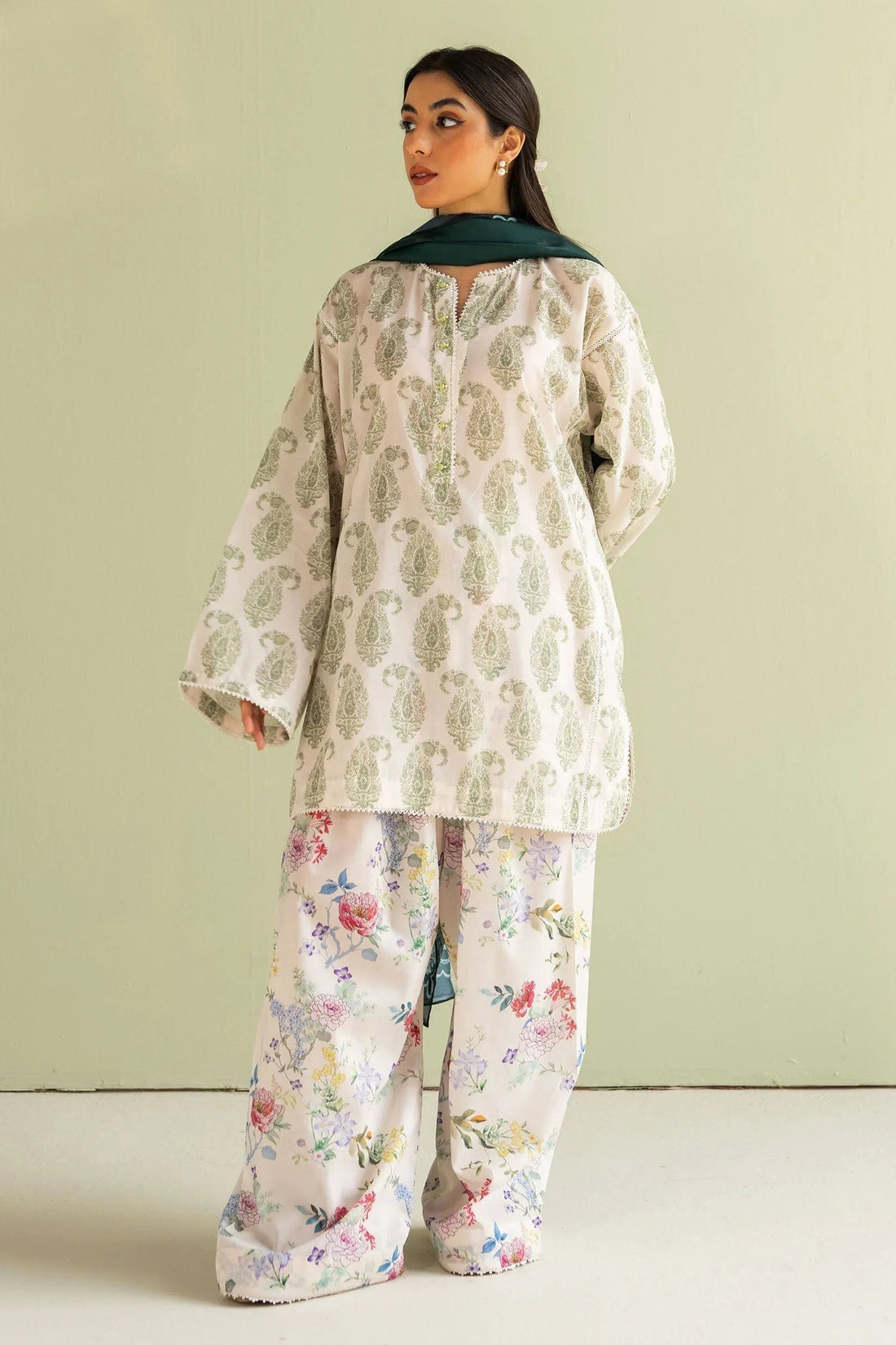 Zara Shahjahan | Coco Prints 25 | Paisley-6B - Aqsa Fabrics