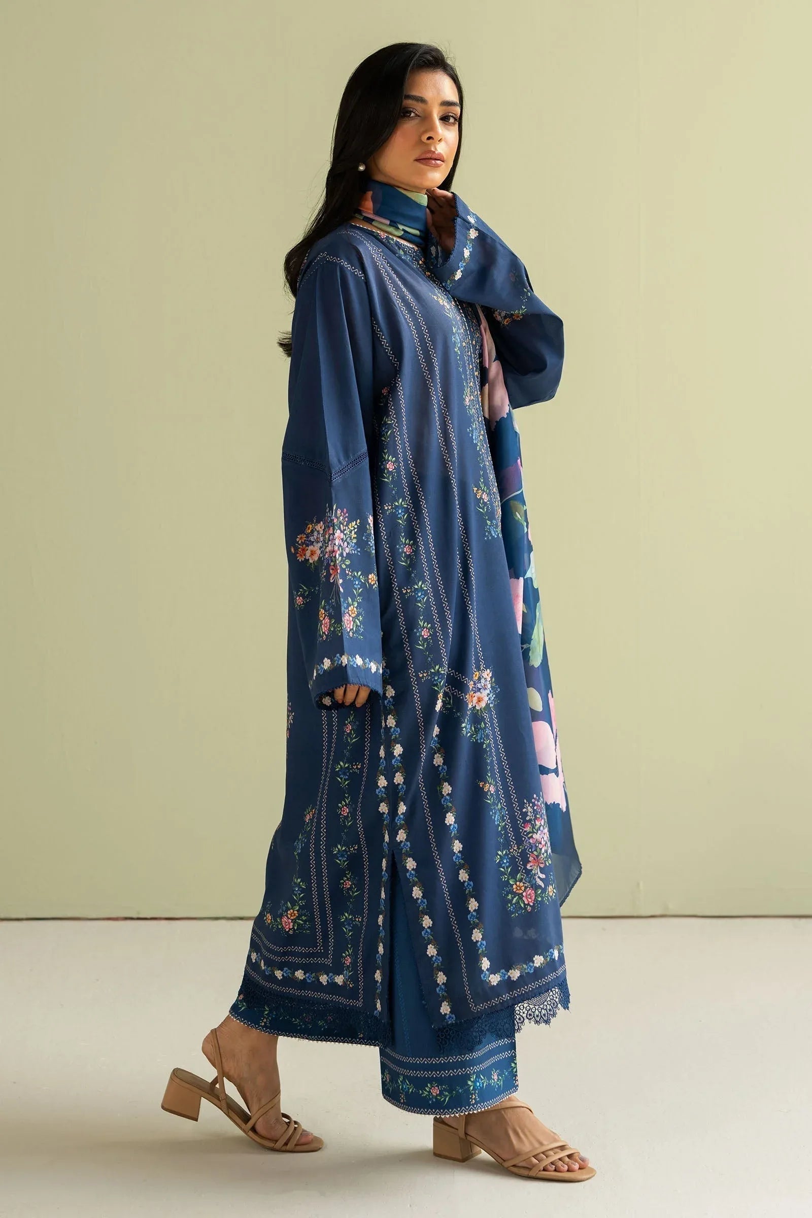 Zara Shahjahan | Coco Prints 25 | Ria-3B - Aqsa Fabrics
