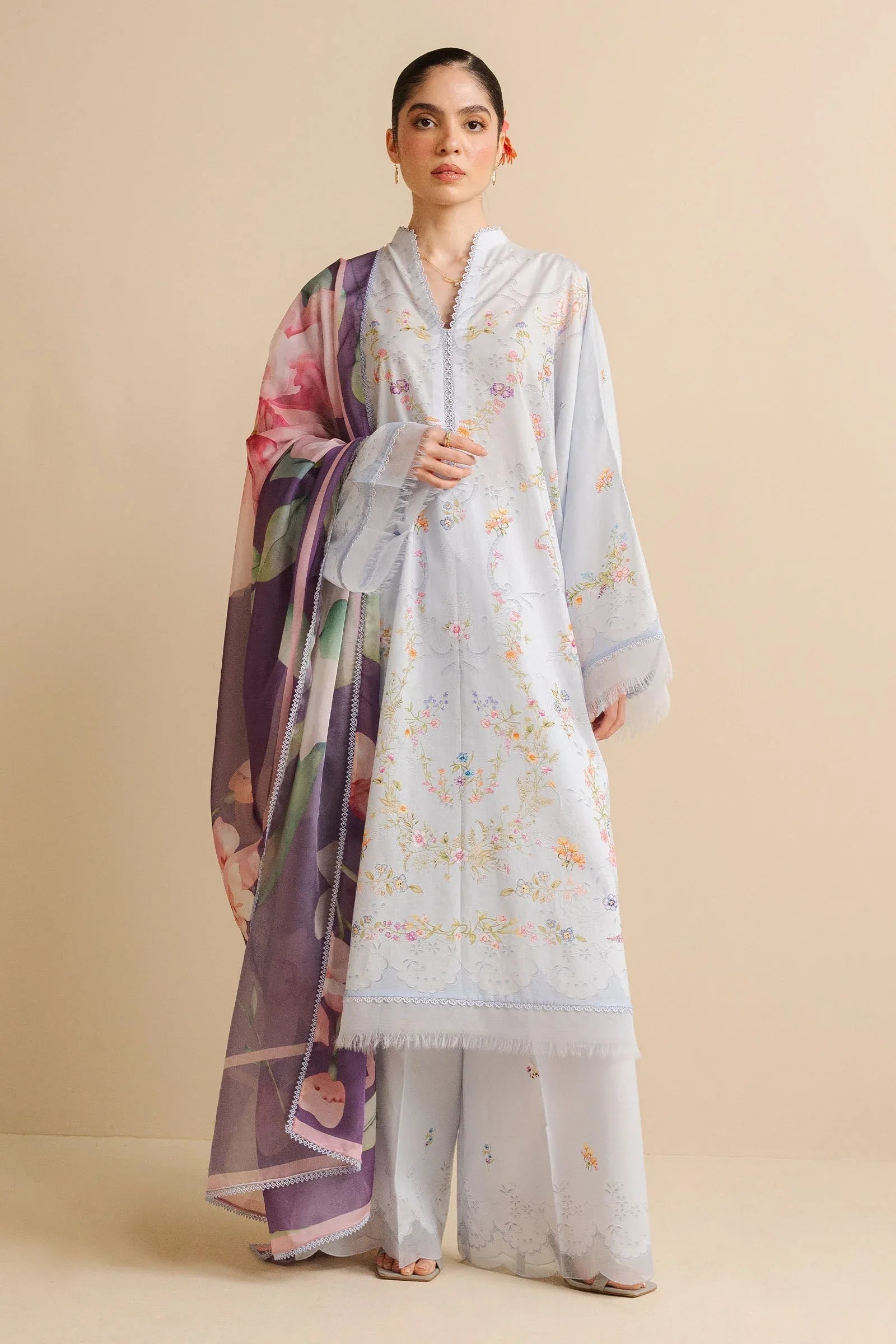 Zara Shahjahan | Coco Prints | Aria-3A - Aqsa Fabrics