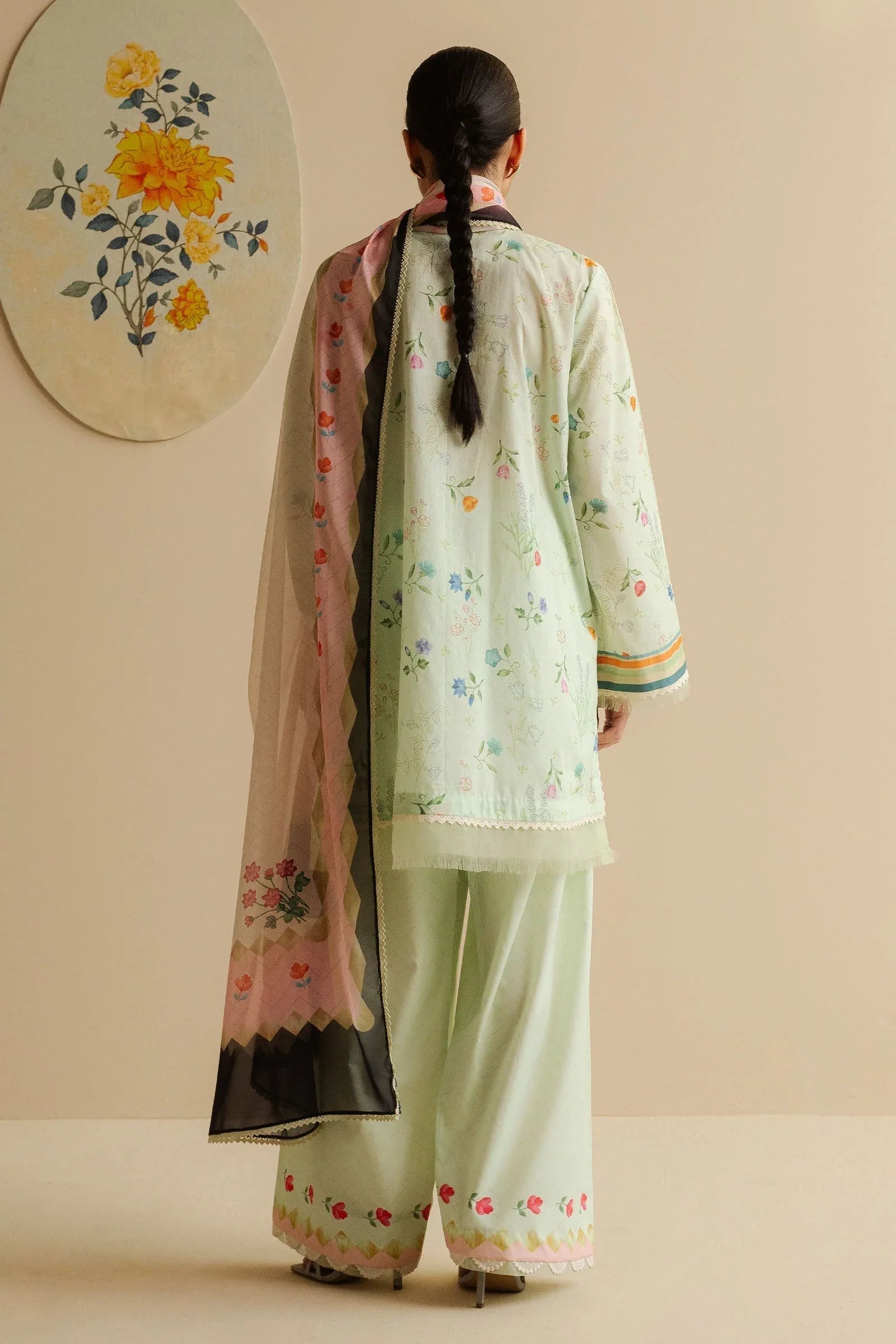 Zara Shahjahan | Coco Prints | Kaia-9A - Aqsa Fabrics