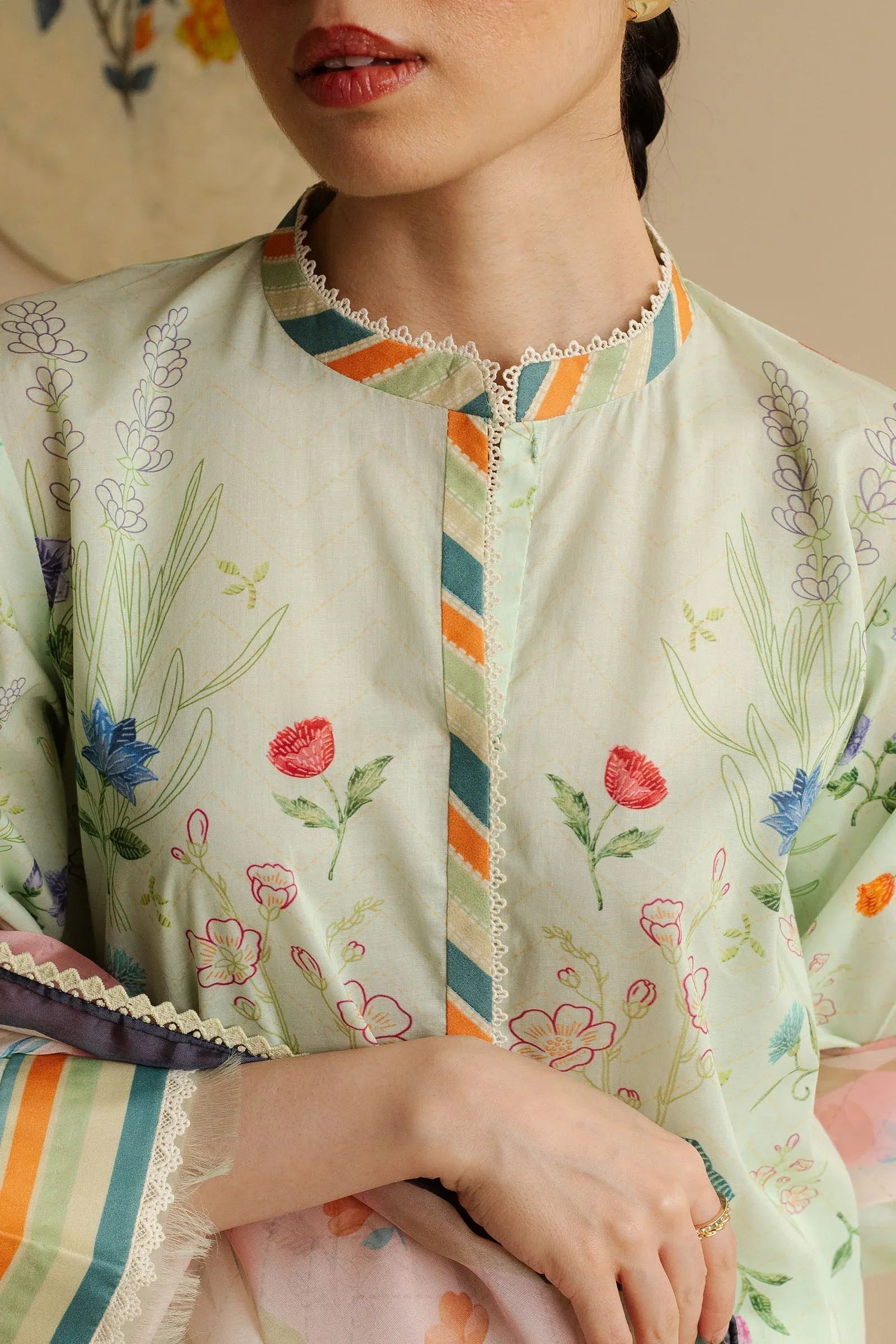 Zara Shahjahan | Coco Prints | Kaia-9A - Aqsa Fabrics