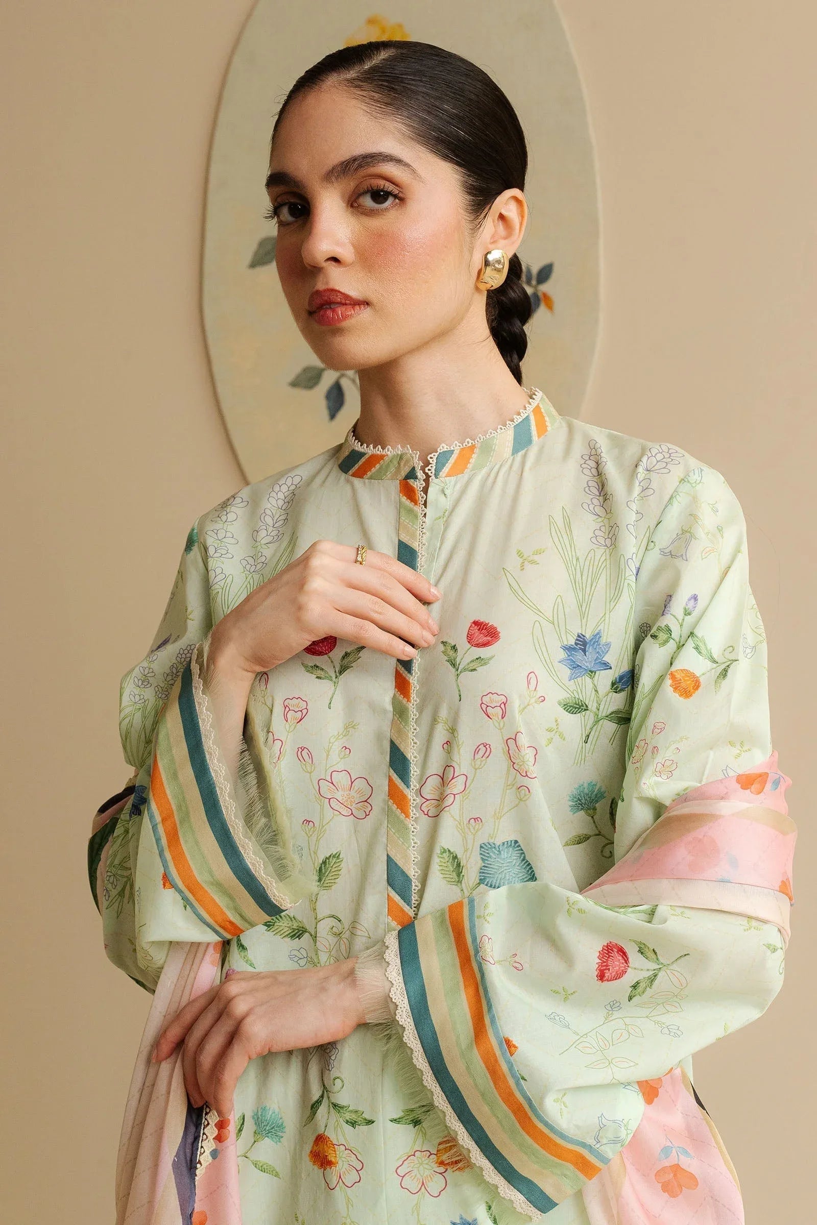 Zara Shahjahan | Coco Prints | Kaia-9A - Aqsa Fabrics