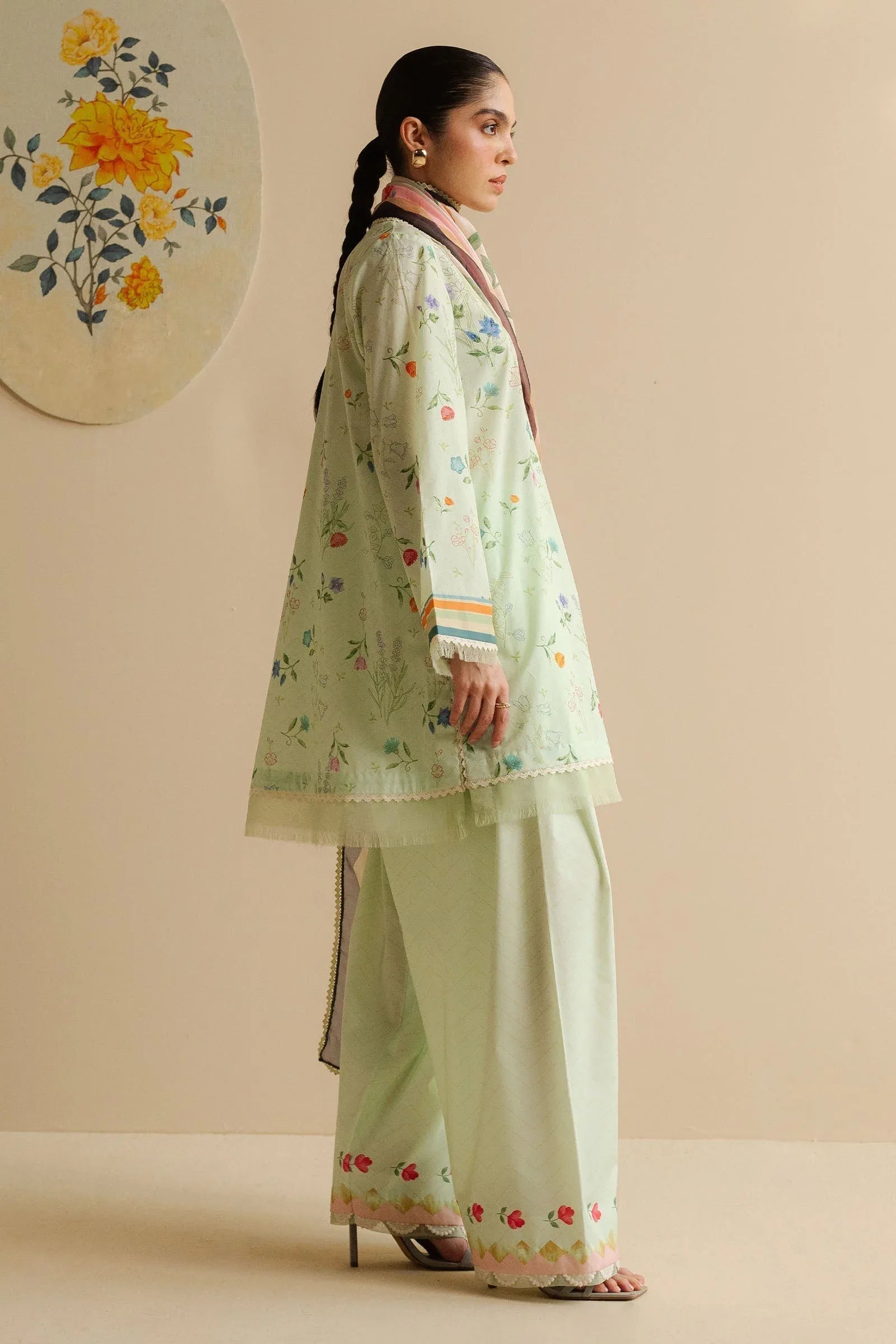 Zara Shahjahan | Coco Prints | Kaia-9A - Aqsa Fabrics