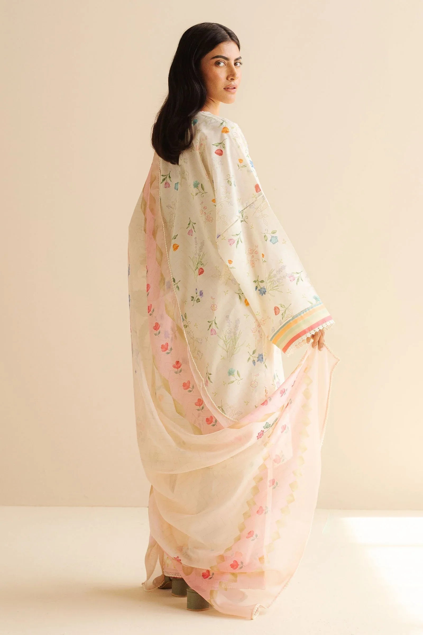Zara Shahjahan | Coco Prints | Kaia-9B - Aqsa Fabrics
