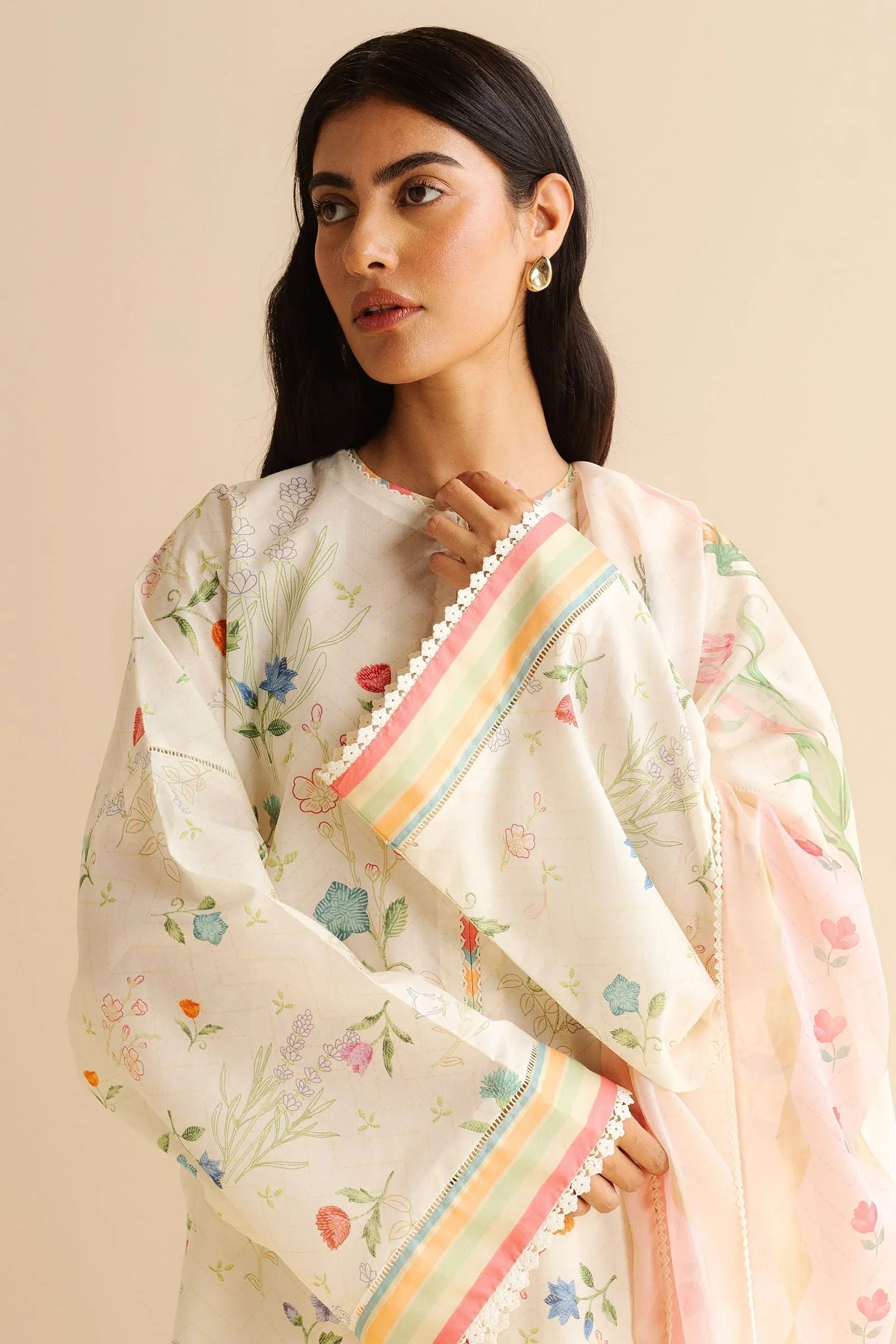 Zara Shahjahan | Coco Prints | Kaia-9B - Aqsa Fabrics