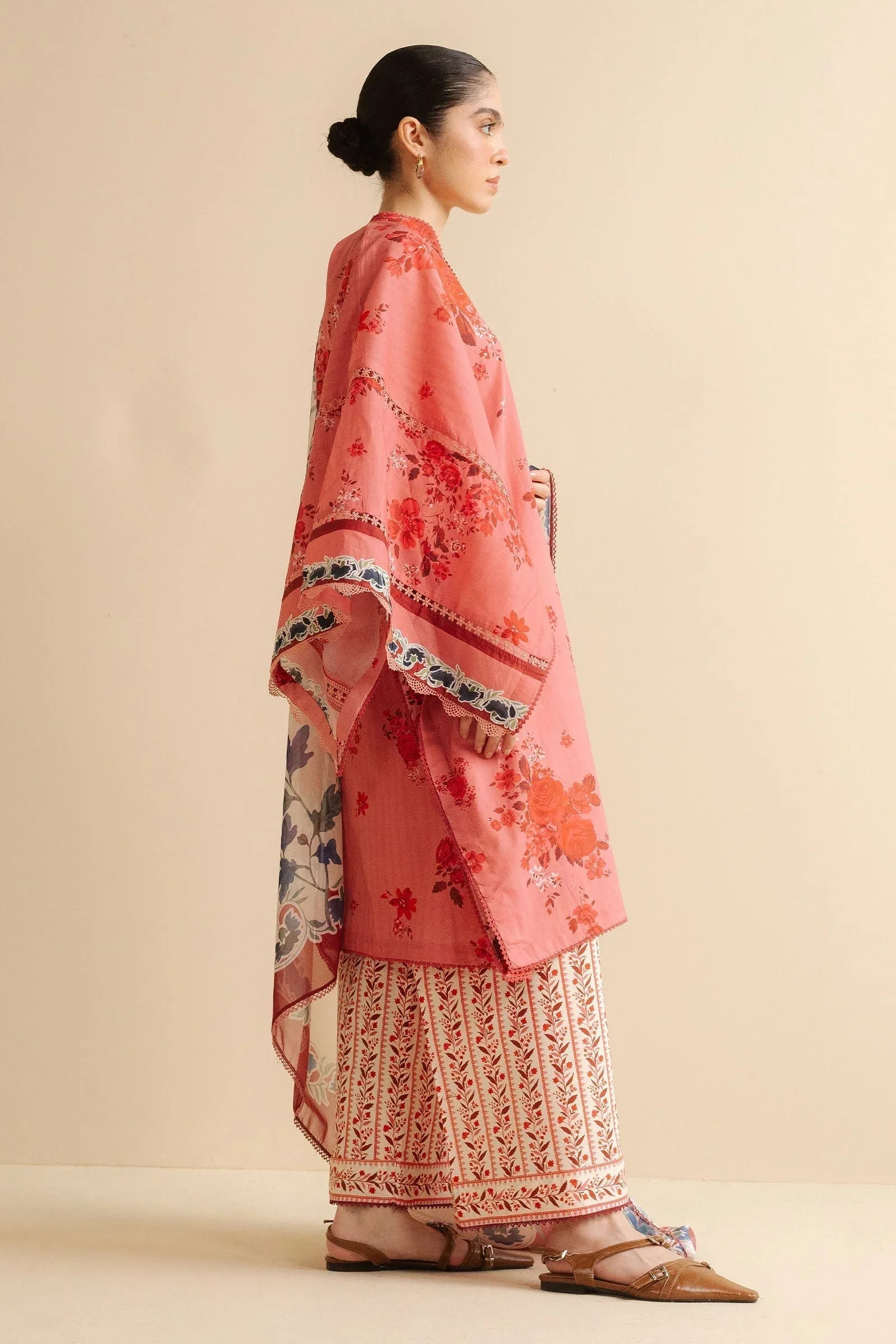 Zara Shahjahan | Coco Prints | Leya-1A - Aqsa Fabrics