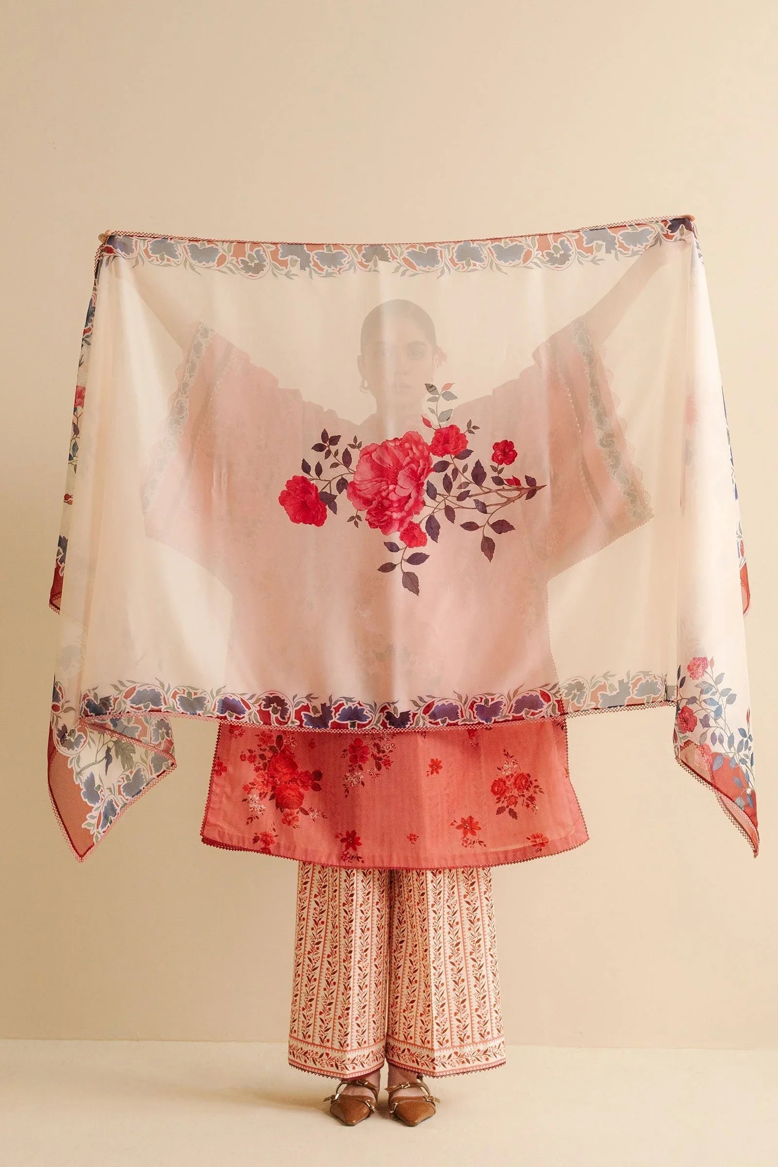 Zara Shahjahan | Coco Prints | Leya-1A - Aqsa Fabrics