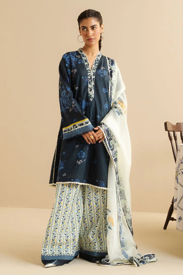 Zara Shahjahan | Coco Prints | Leya-1B - Aqsa Fabrics