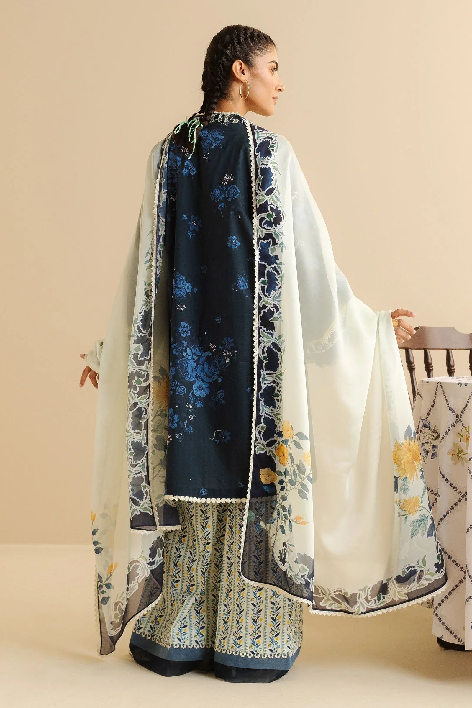 Zara Shahjahan | Coco Prints | Leya-1B - Aqsa Fabrics