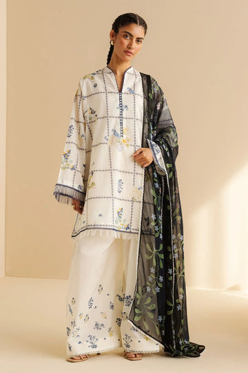 Zara Shahjahan | Coco Prints | Luna-10A - Aqsa Fabrics
