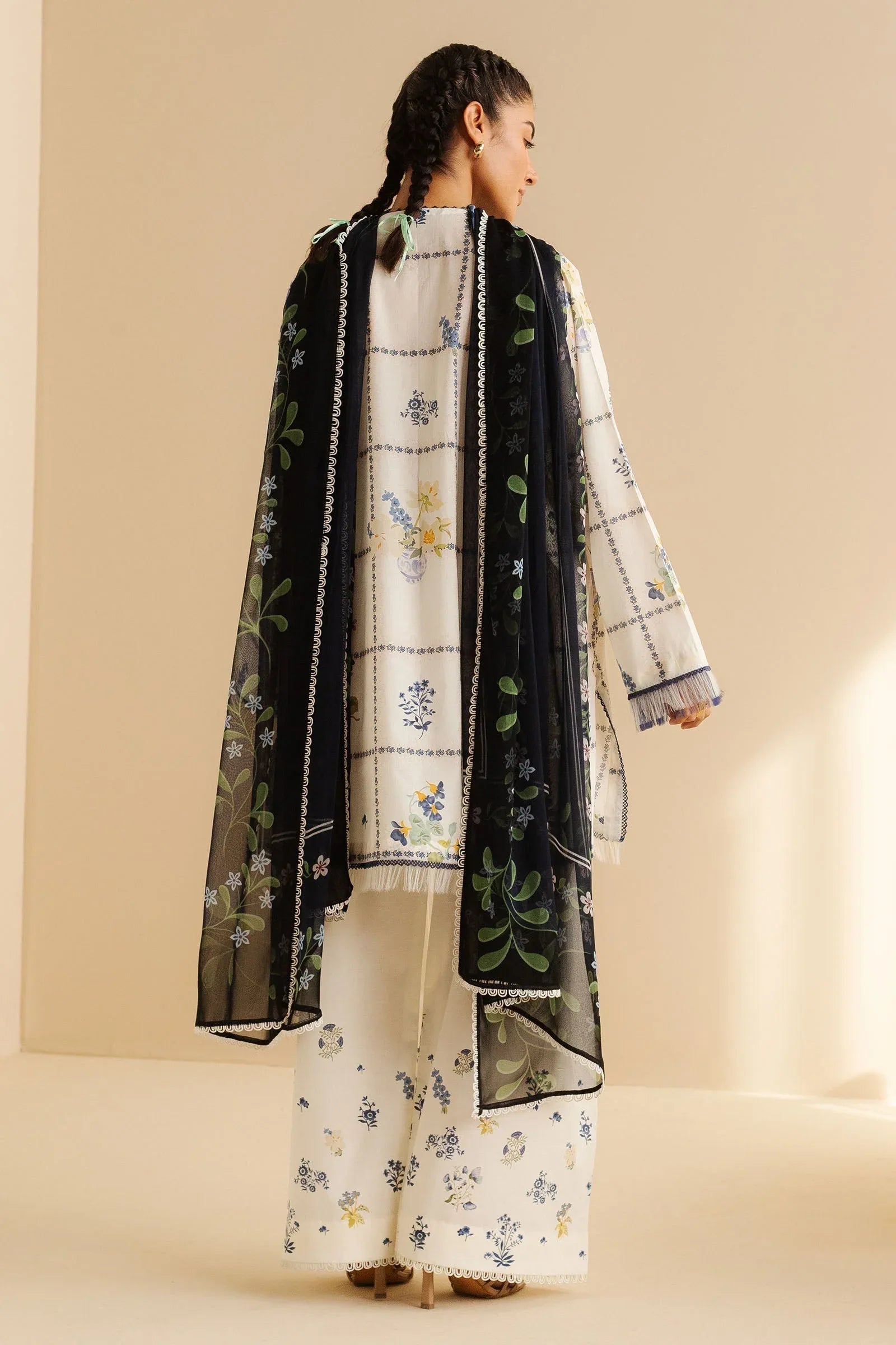 Zara Shahjahan | Coco Prints | Luna-10A - Aqsa Fabrics