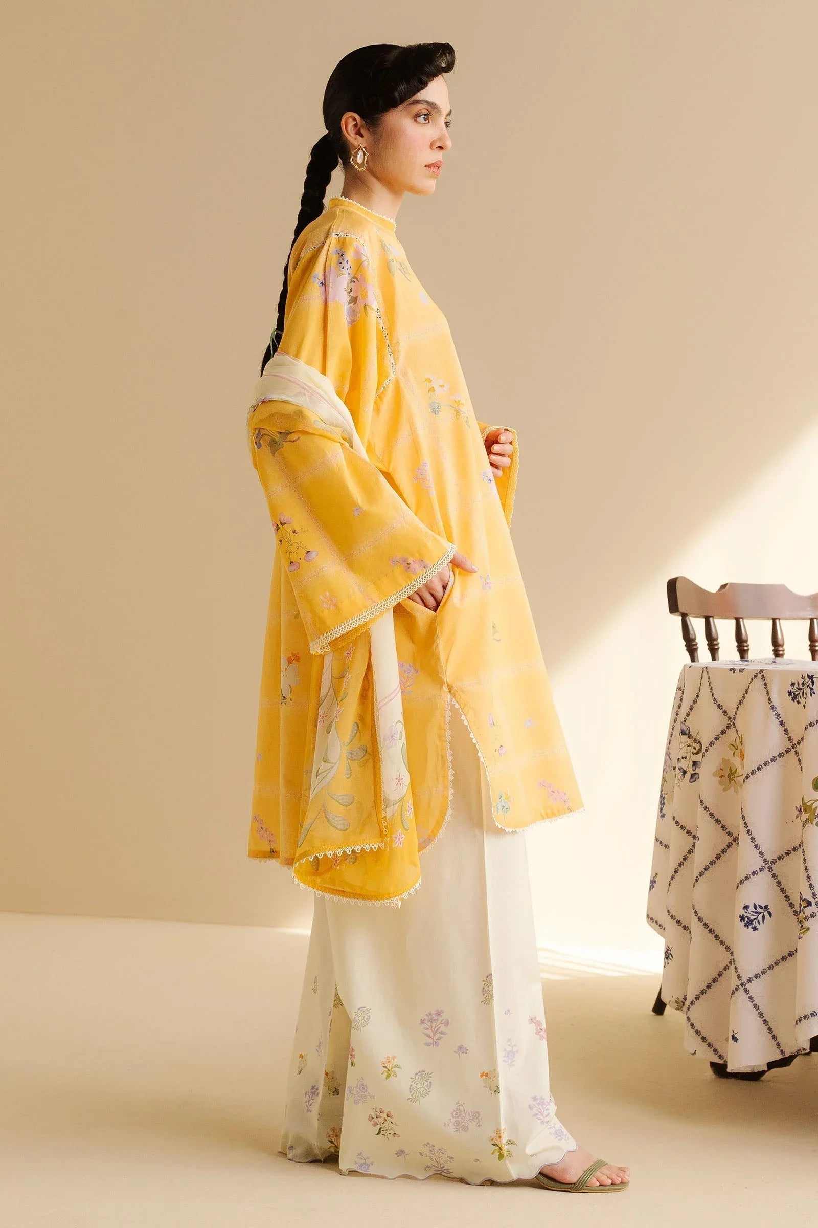 Zara Shahjahan | Coco Prints | Luna-10B - Aqsa Fabrics