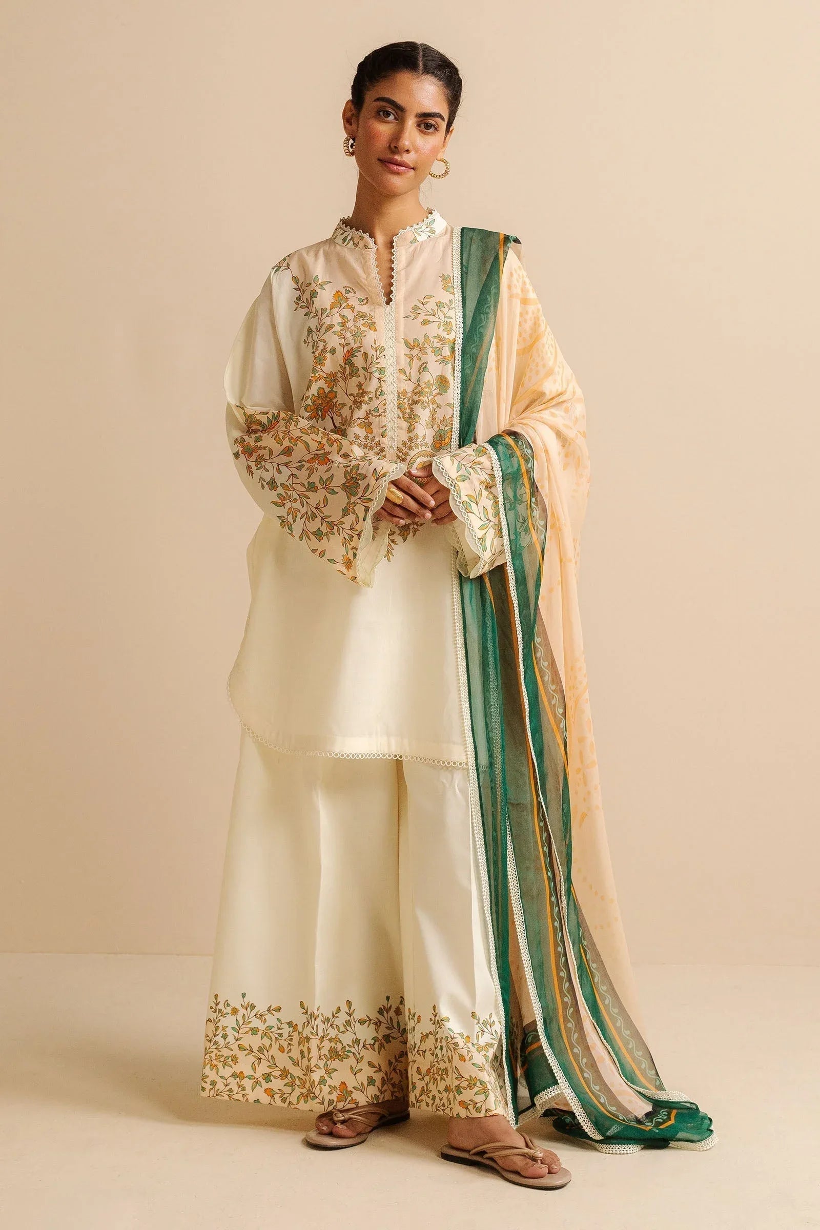Zara Shahjahan | Coco Prints | Nisa-4A - Aqsa Fabrics