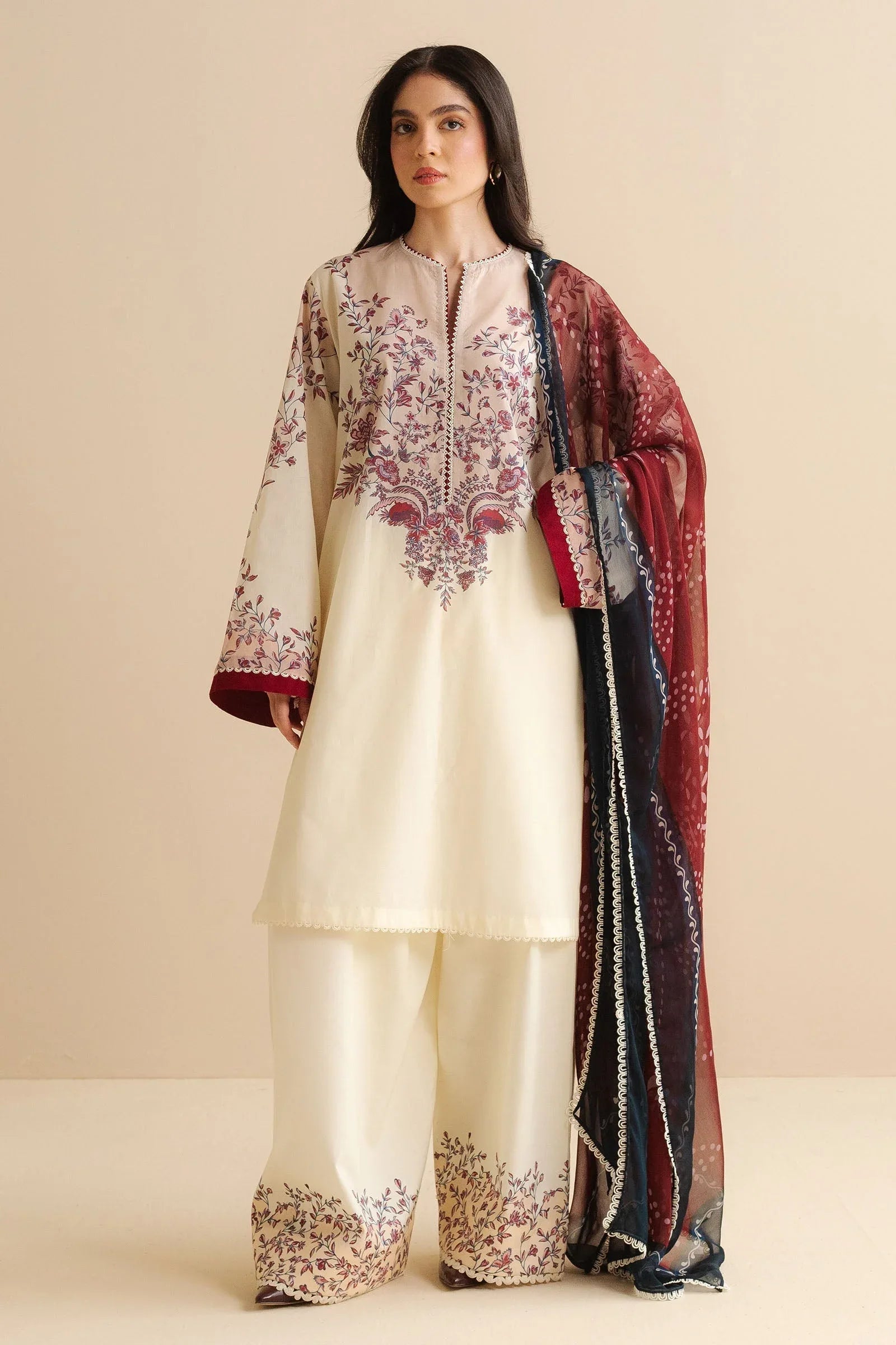 Zara Shahjahan | Coco Prints | Nisa-4B - Aqsa Fabrics