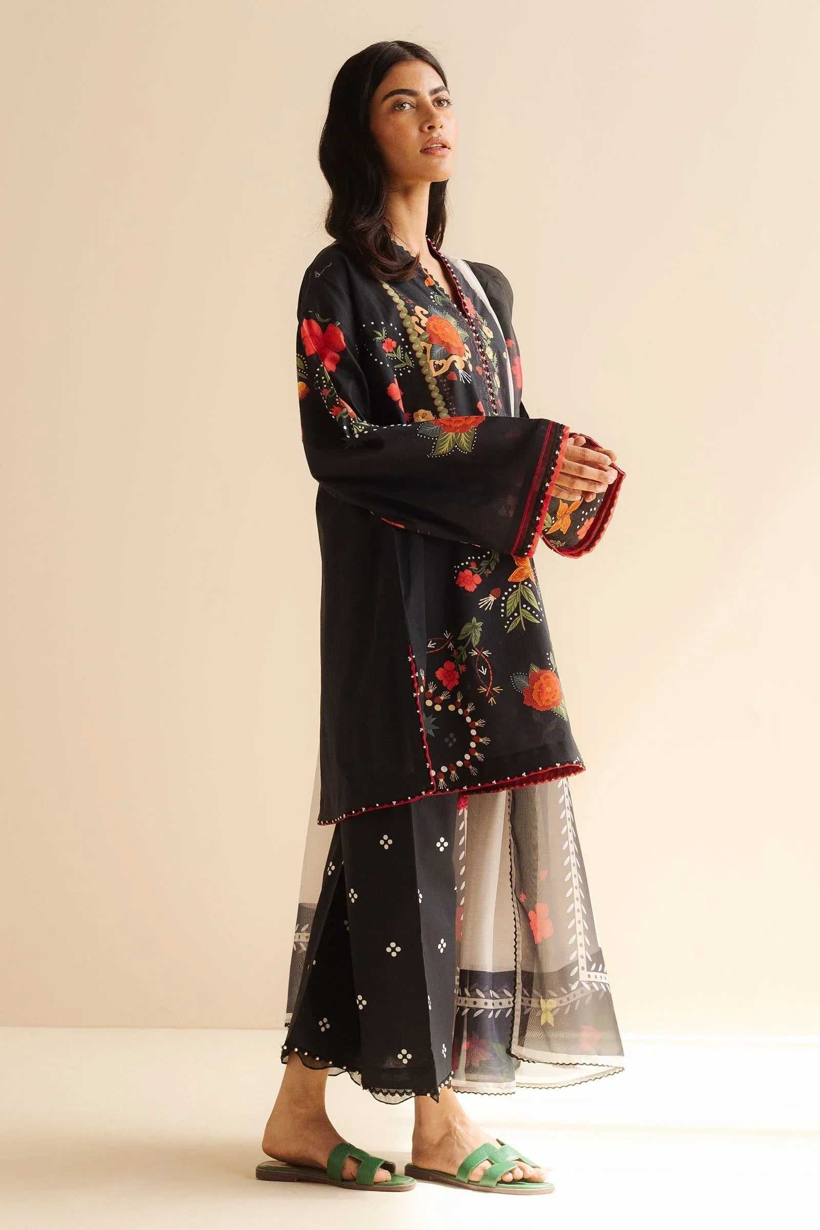 Zara Shahjahan | Coco Prints | Nyra-5A - Aqsa Fabrics