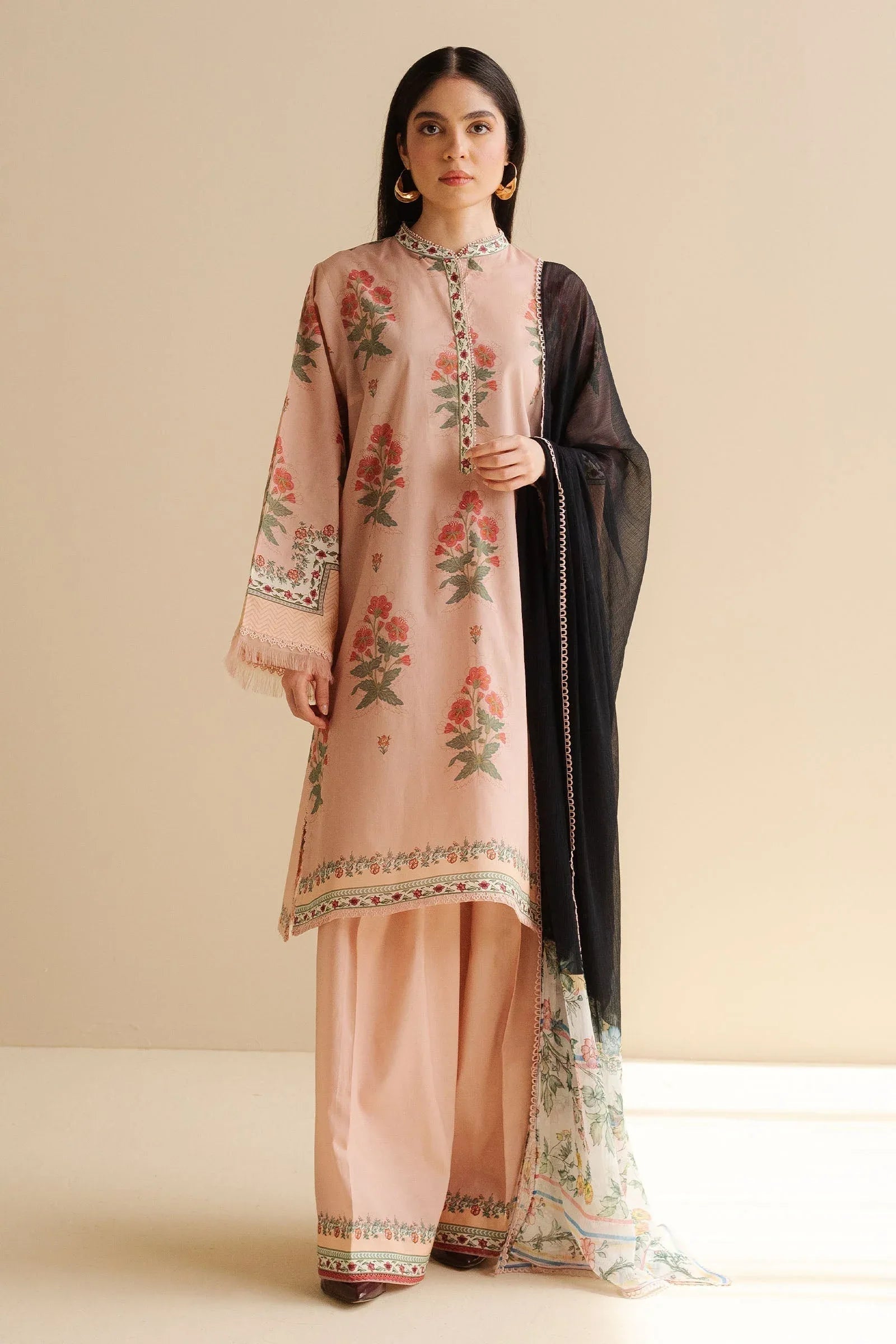 Zara Shahjahan | Coco Prints | Raya-2A - Aqsa Fabrics