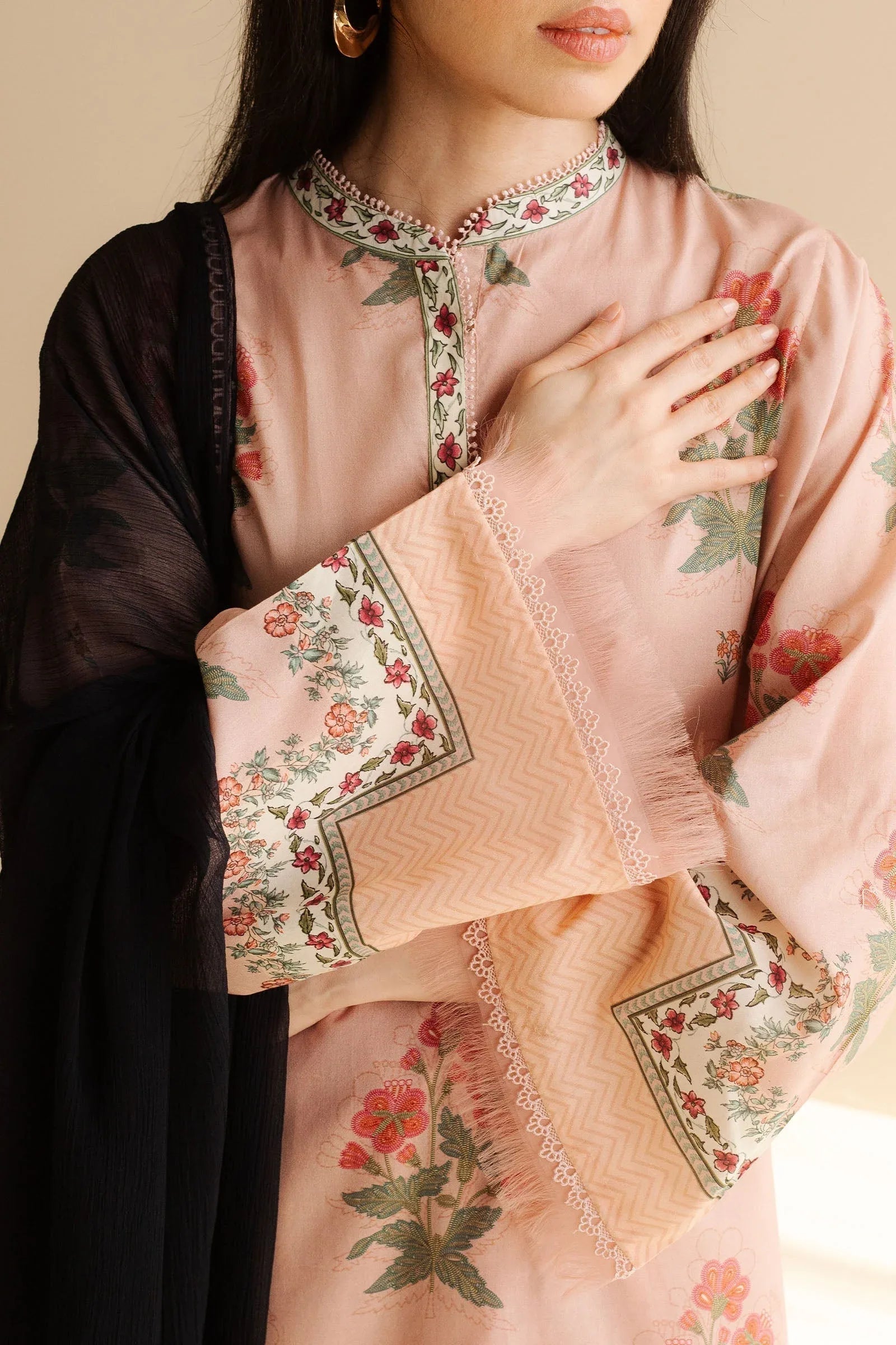 Zara Shahjahan | Coco Prints | Raya-2A - Aqsa Fabrics