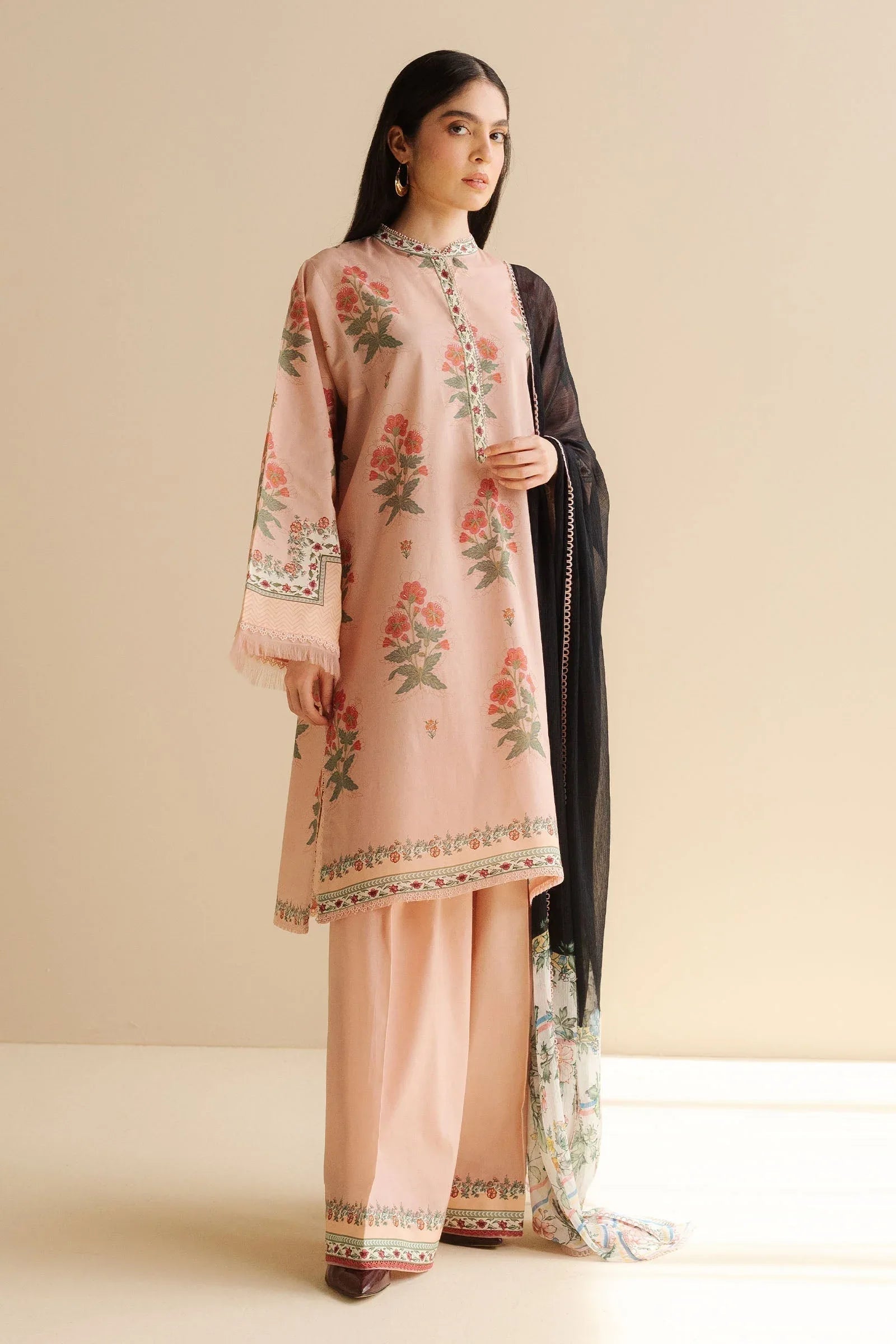 Zara Shahjahan | Coco Prints | Raya-2A - Aqsa Fabrics