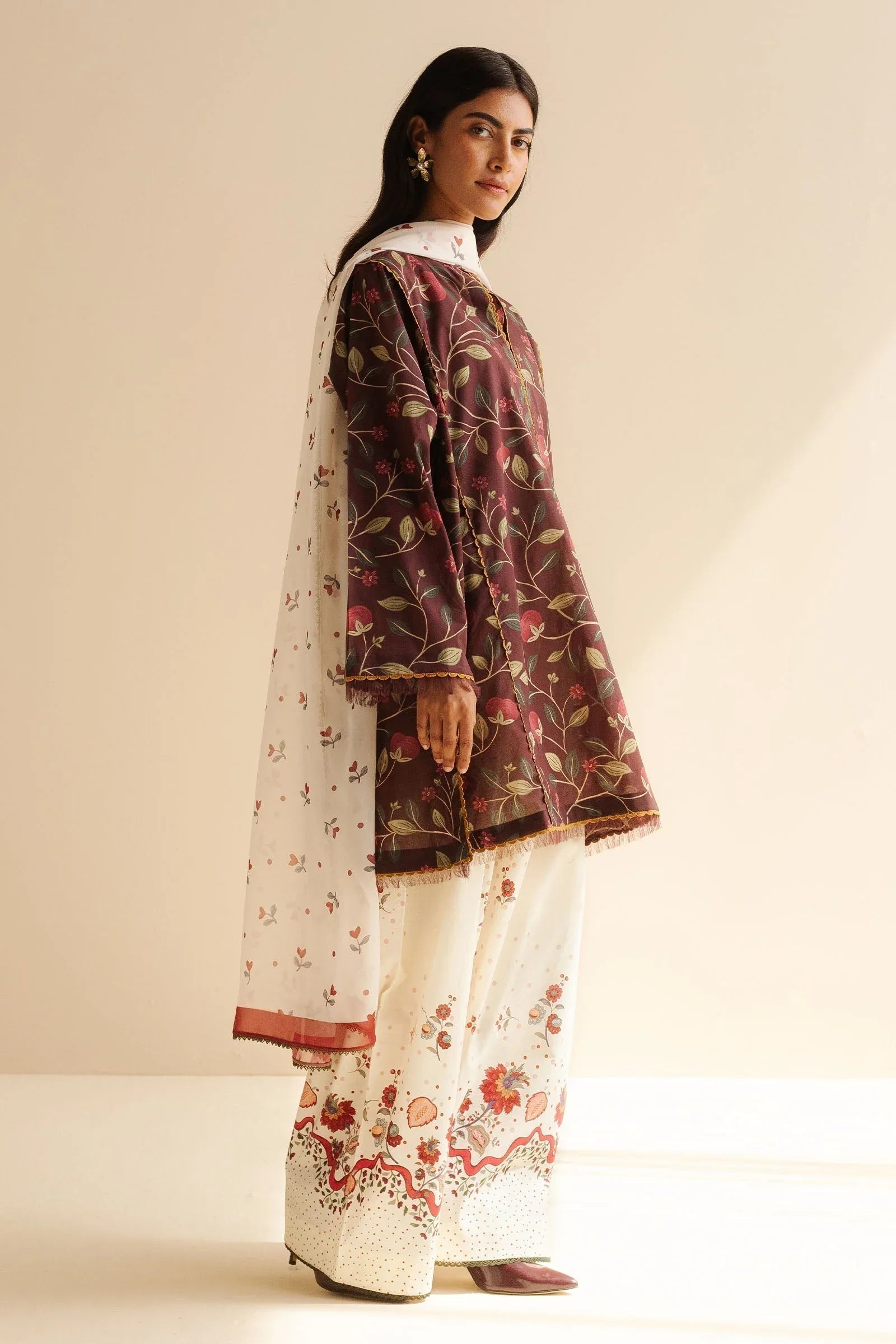 Zara Shahjahan | Coco Prints | Rey-7A - Aqsa Fabrics