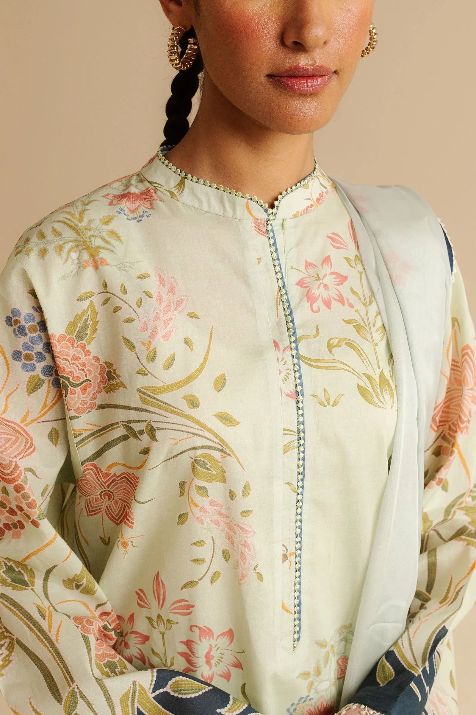 Zara Shahjahan | Coco Prints | Vara-8A - Aqsa Fabrics