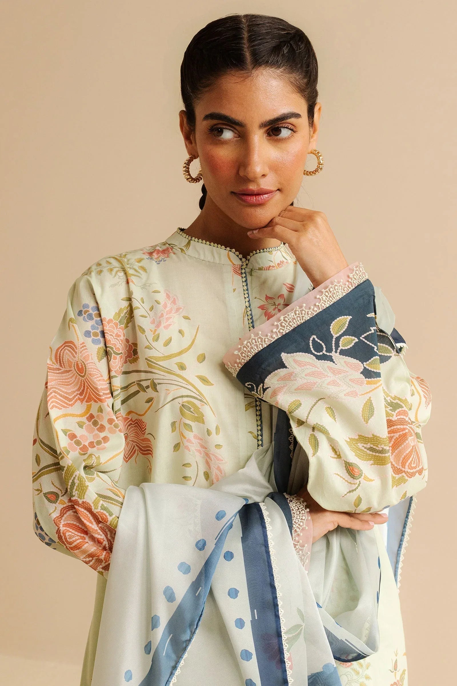 Zara Shahjahan | Coco Prints | Vara-8A - Aqsa Fabrics