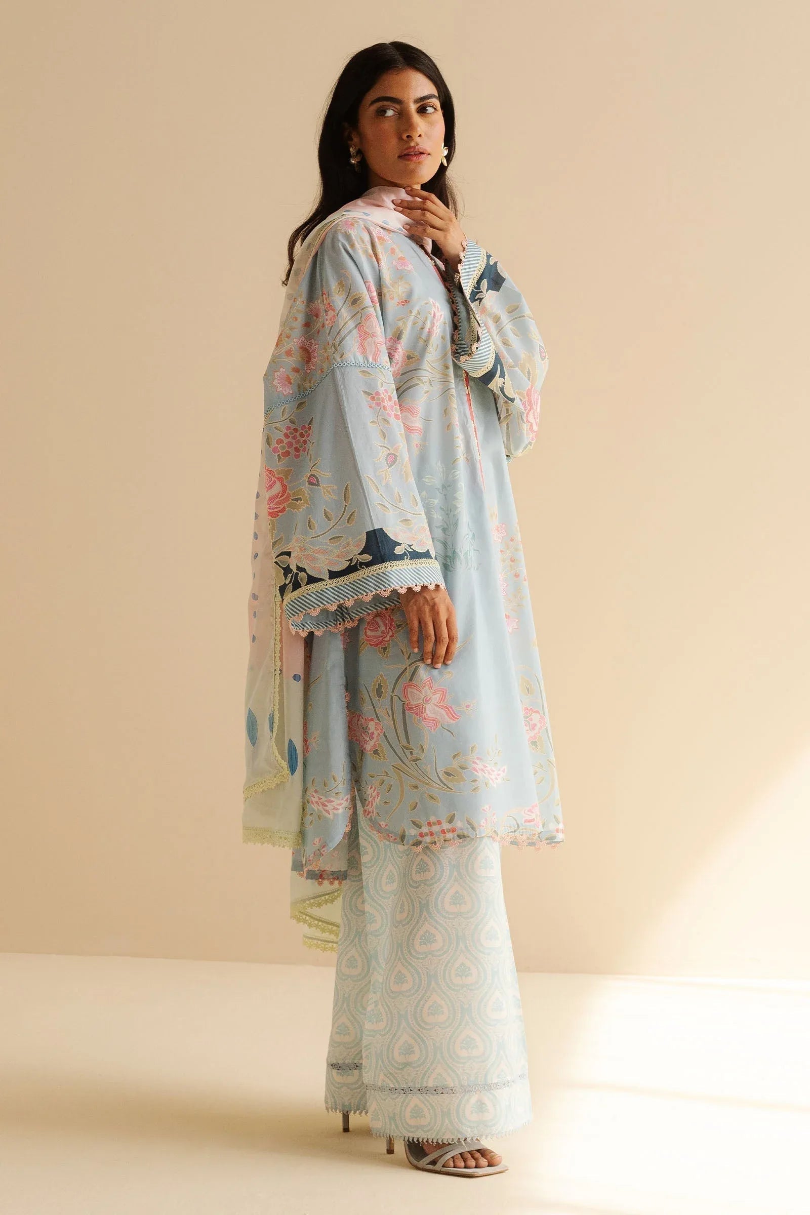 Zara Shahjahan | Coco Prints | Vara-8B - Aqsa Fabrics