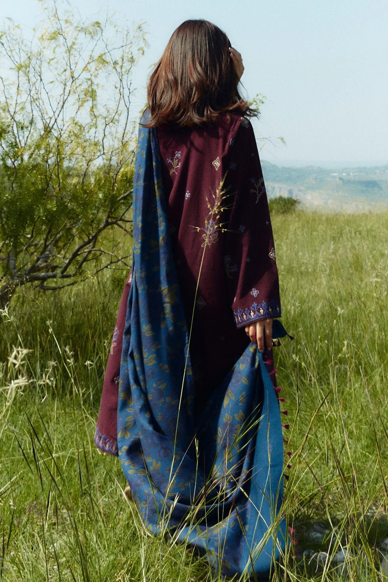 Zara Shahjahan | Coco Winter 24 | Amethyst-8A - Aqsa Fabrics
