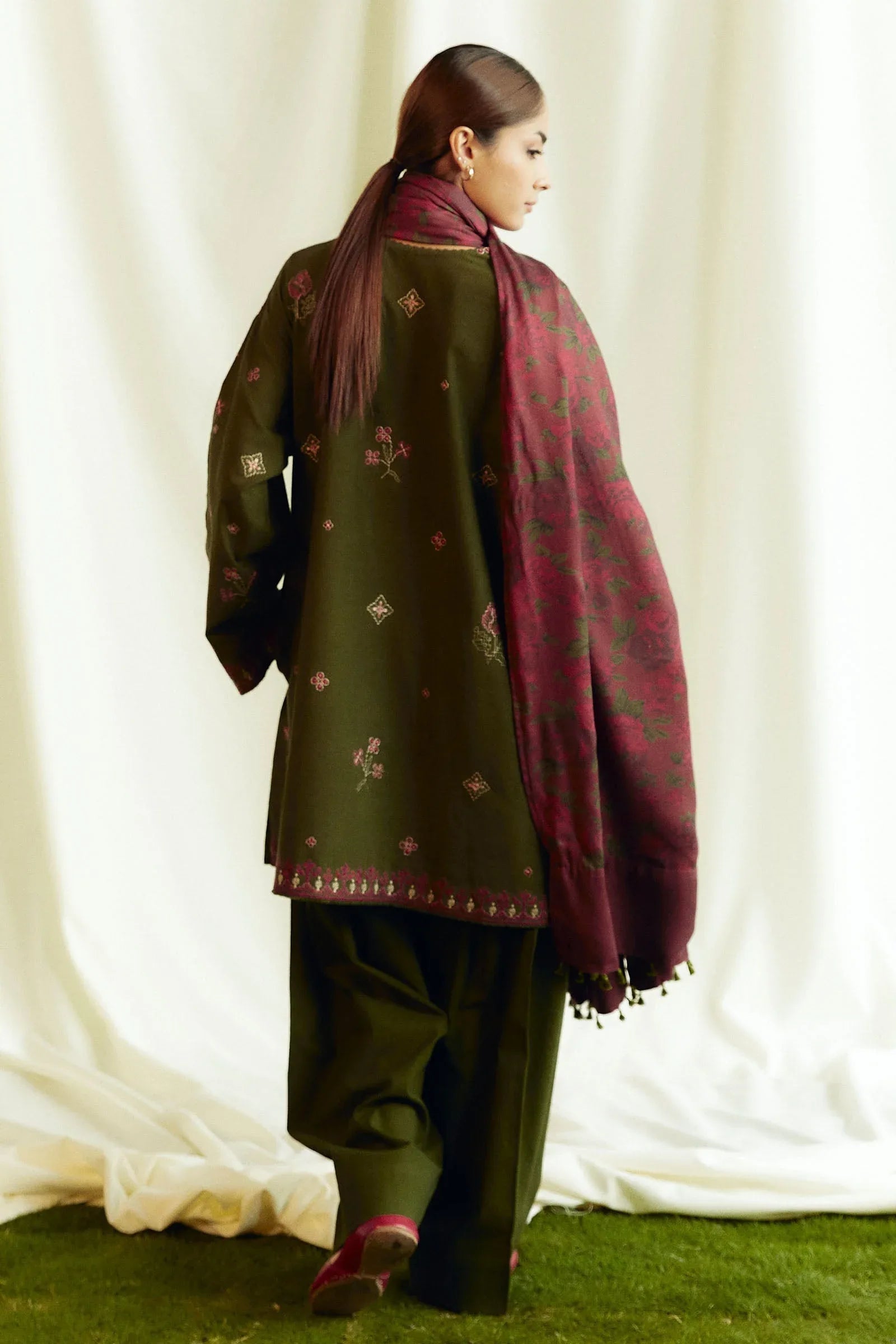 Zara Shahjahan | Coco Winter 24 | Amethyst-8B - Aqsa Fabrics