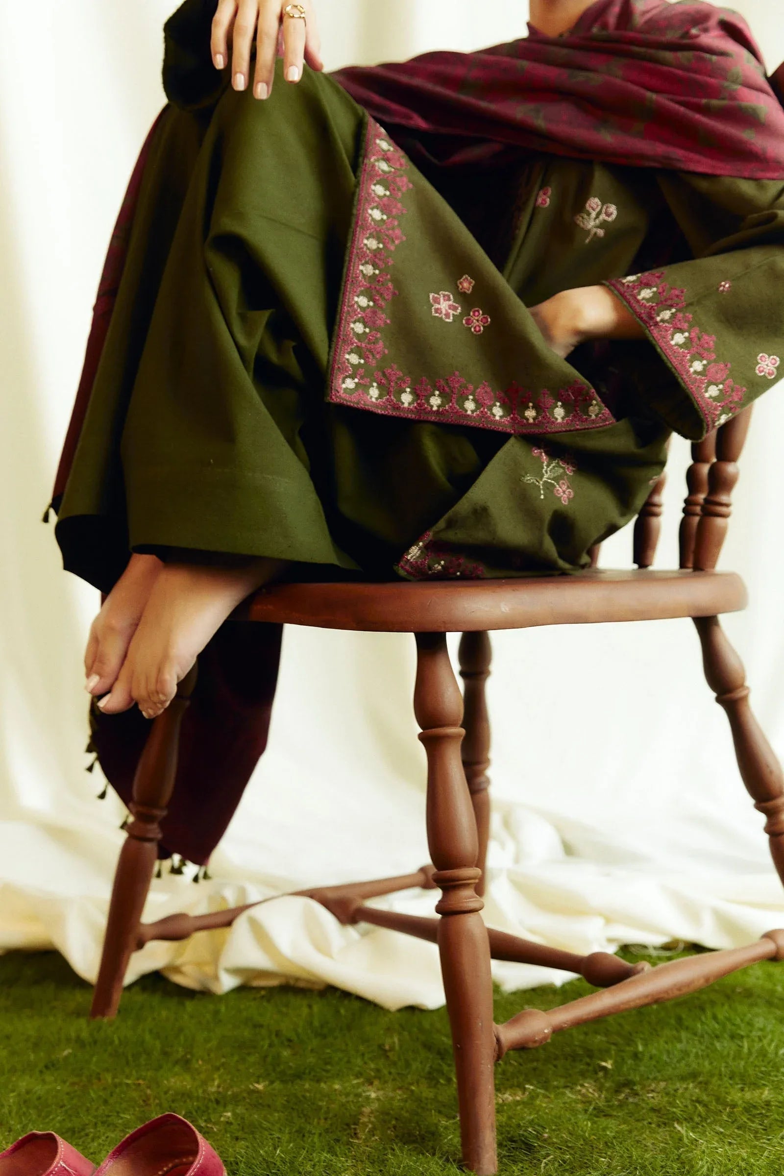 Zara Shahjahan | Coco Winter 24 | Amethyst-8B - Aqsa Fabrics