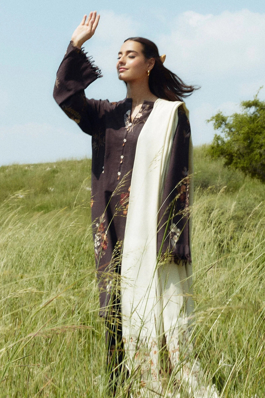 Zara Shahjahan | Coco Winter 24 | Citrine-2A - Aqsa Fabrics