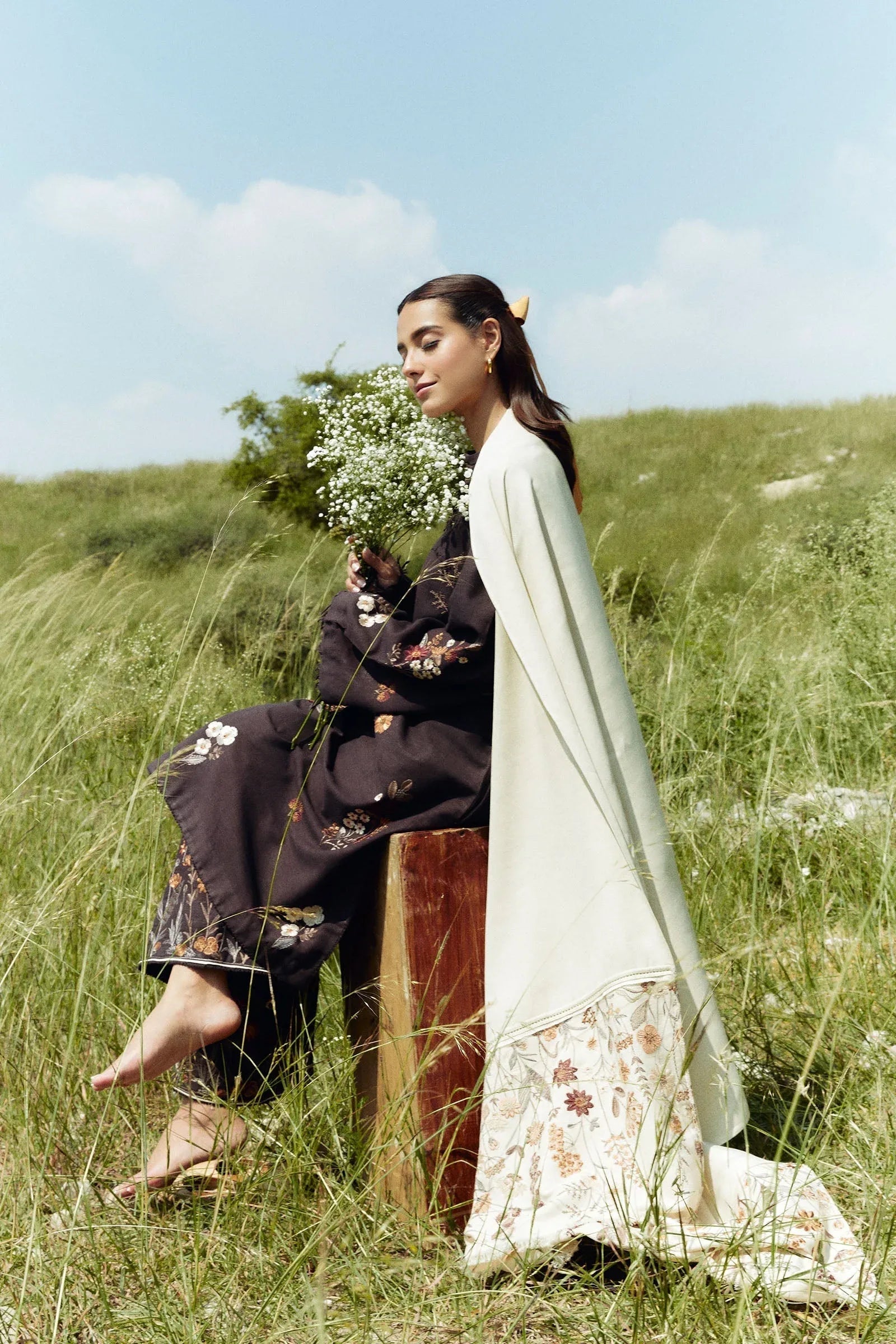 Zara Shahjahan | Coco Winter 24 | Citrine-2A - Aqsa Fabrics