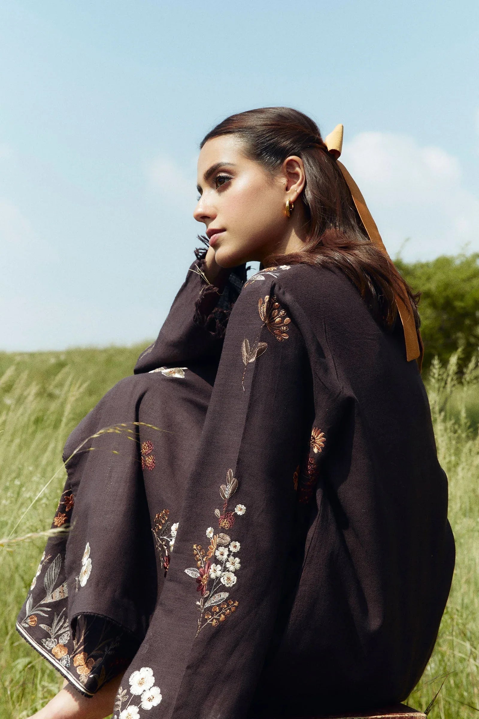 Zara Shahjahan | Coco Winter 24 | Citrine-2A - Aqsa Fabrics